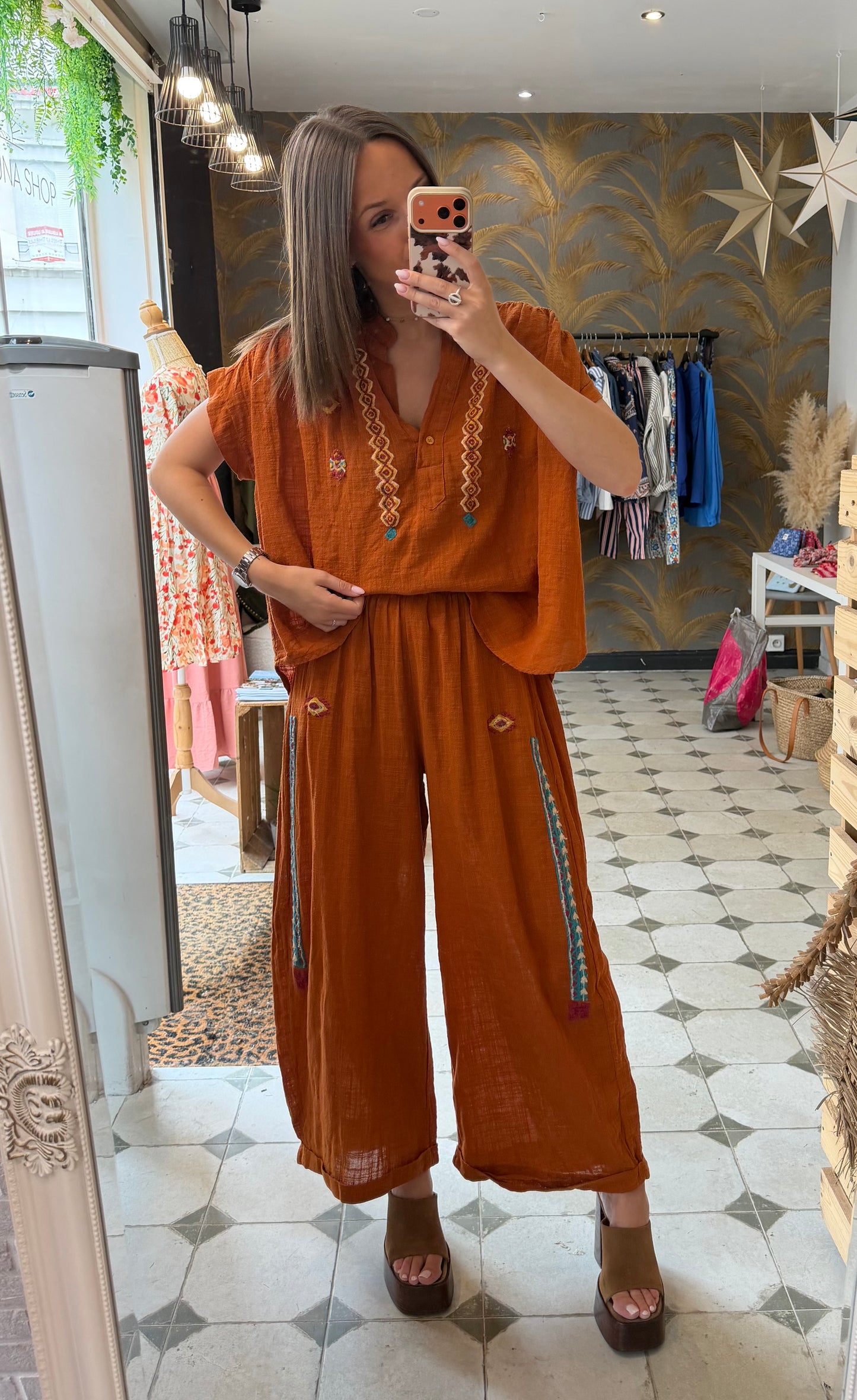 Ensemble Mahé terracotta - Johanna Paris