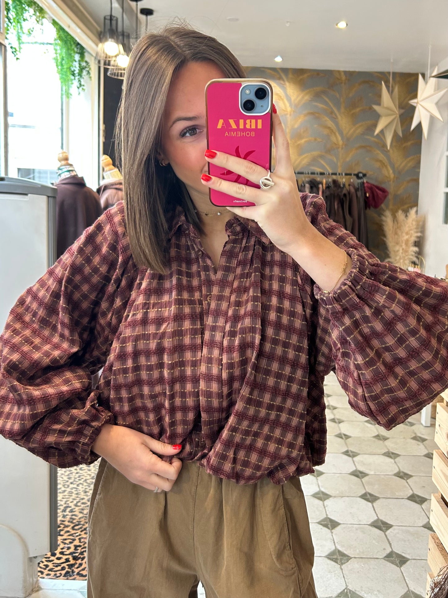 Chemise boule Lou rose - Johanna Paris