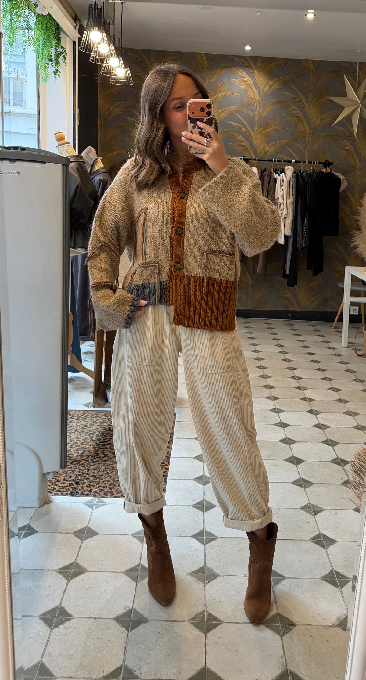 Gilet asymétrique Aliya - Johanna Paris