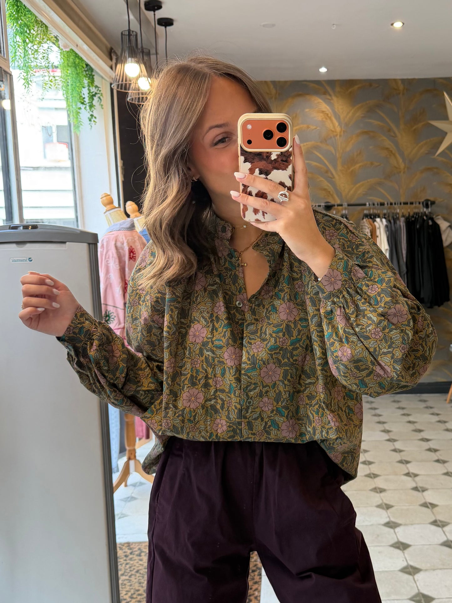Blouse Flowers plantation - Johanna Paris