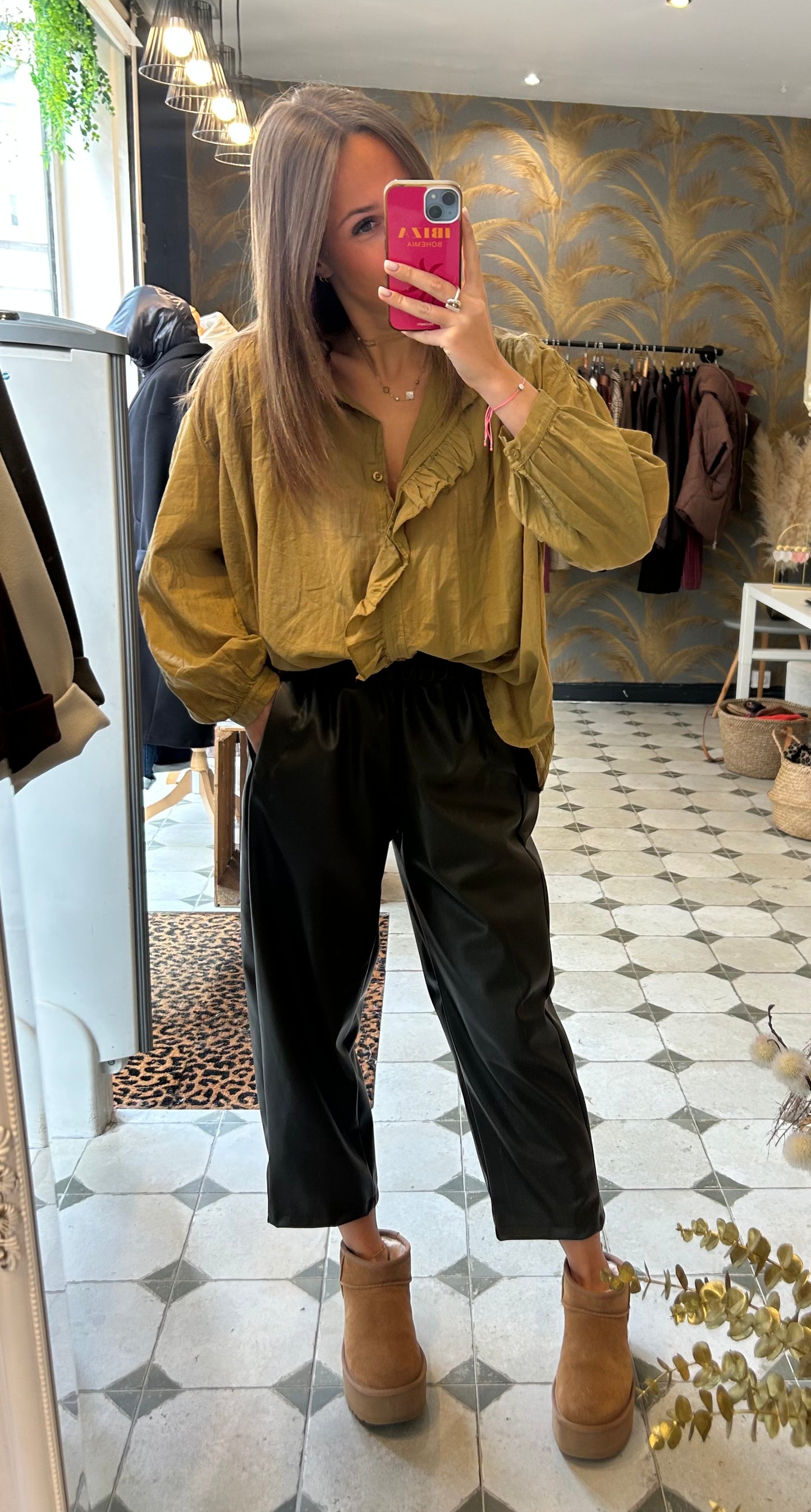 Chemise Soline curry - Johanna Paris