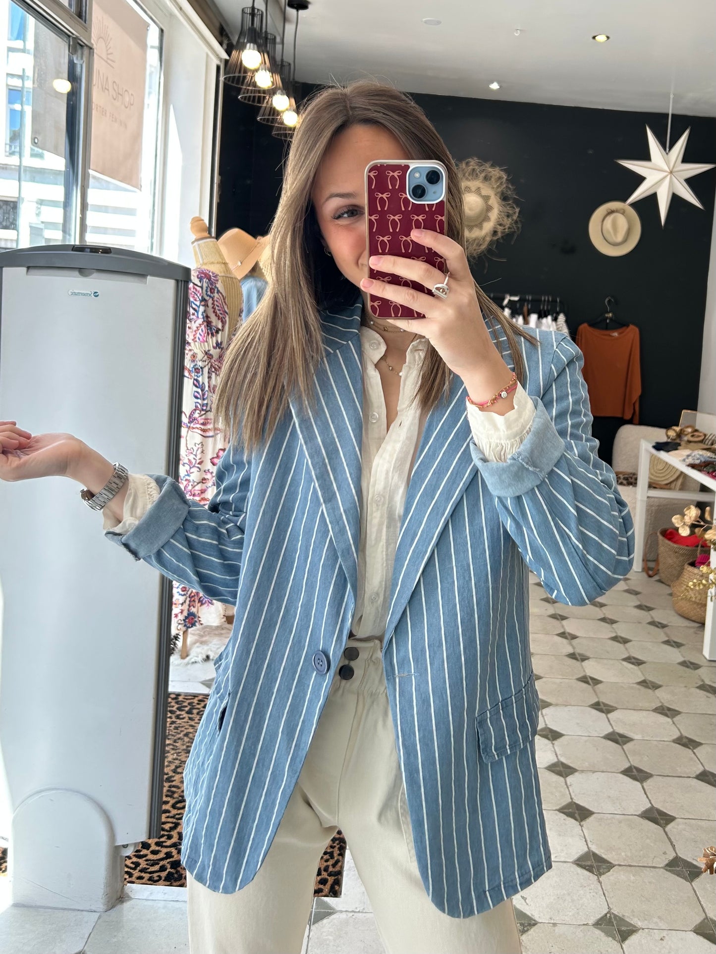 Blazer à rayures Camilla - Johanna Paris