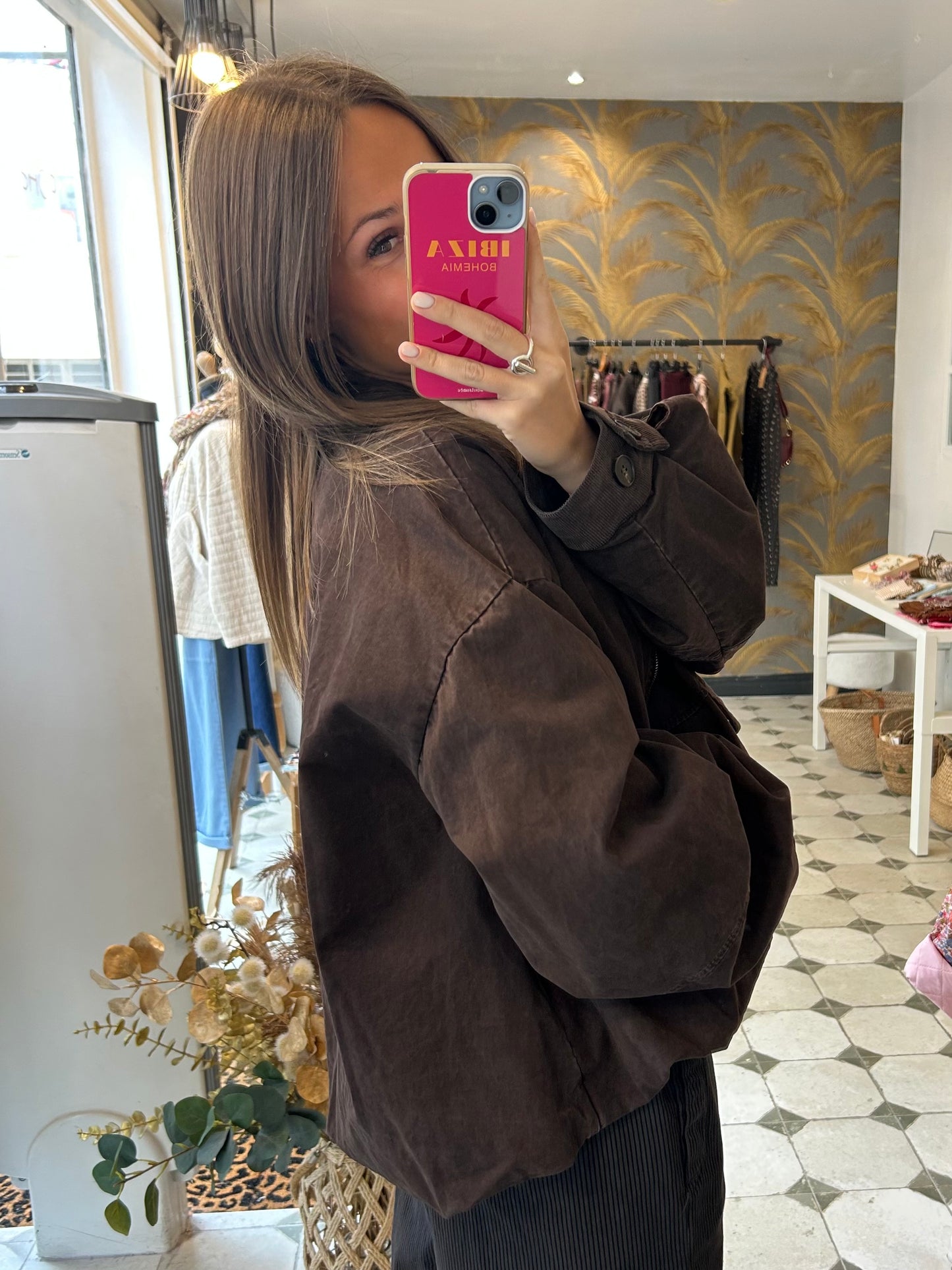 Veste Jenna chocolat - Johanna Paris