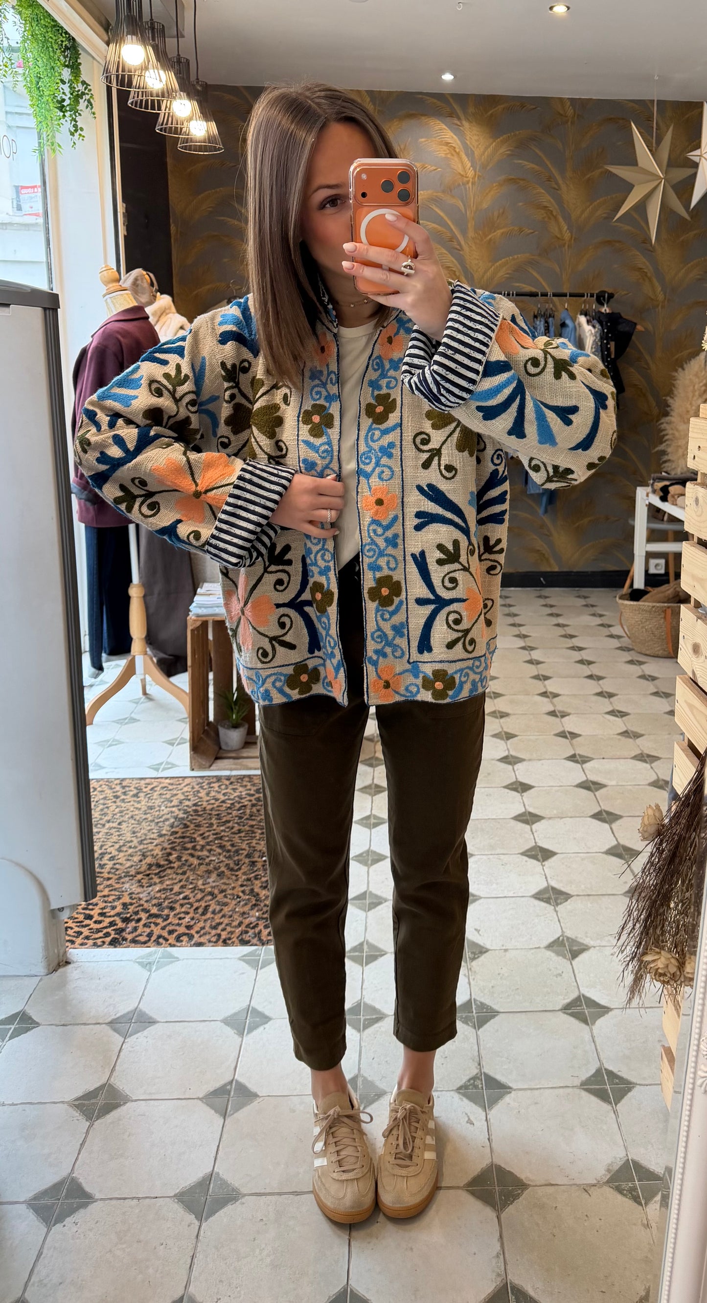 Pantalon en Toile kaki - Johanna Paris