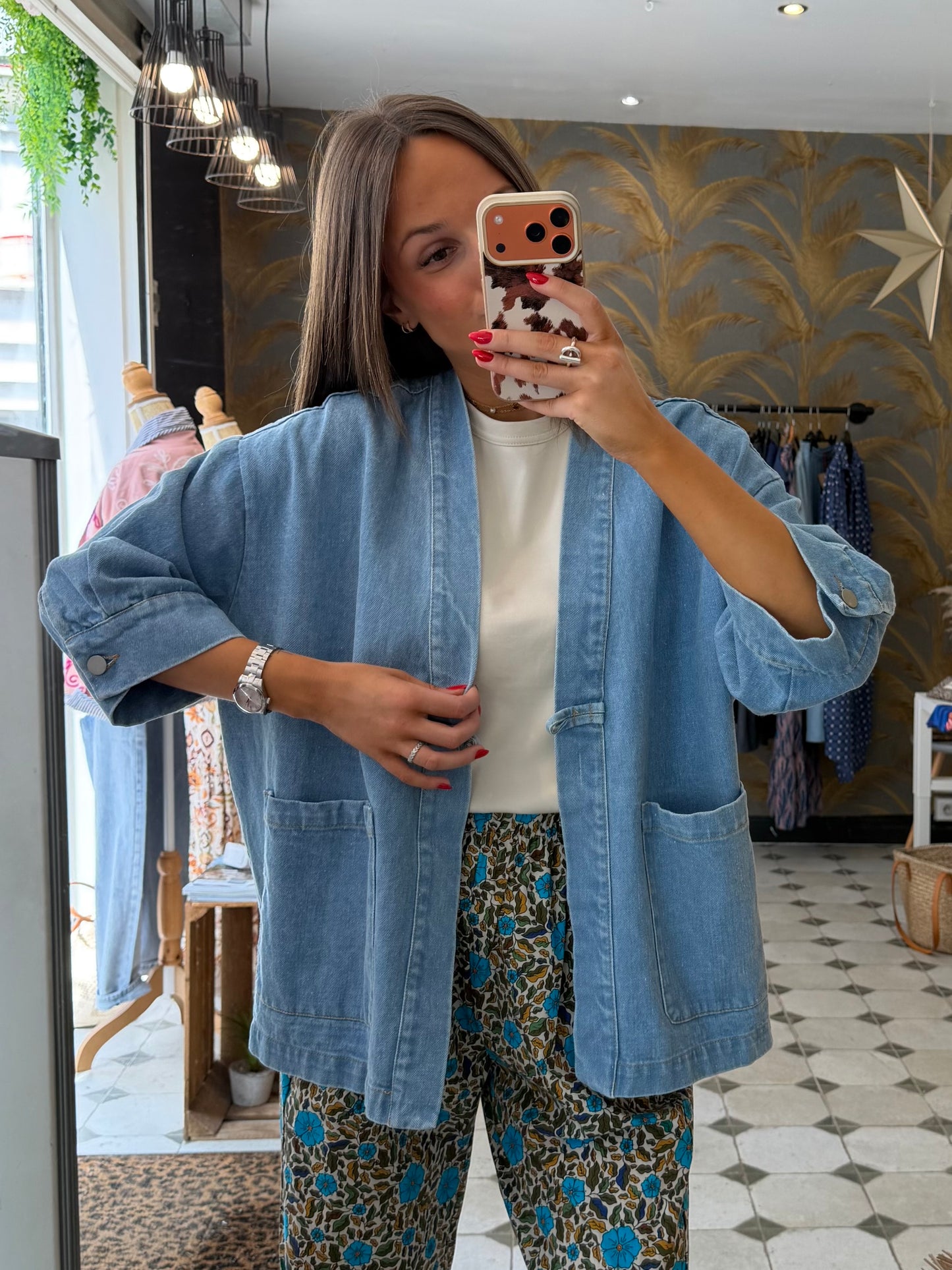 Kimono en jean  - Johanna Paris
