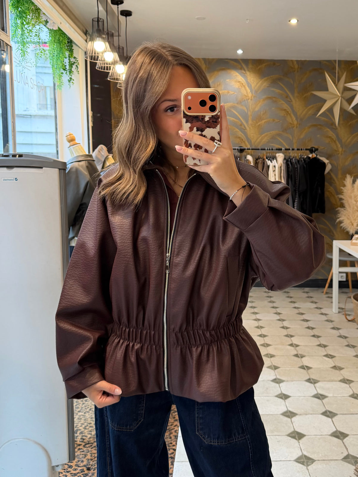 Veste Sidonie bordeaux - Johanna Paris