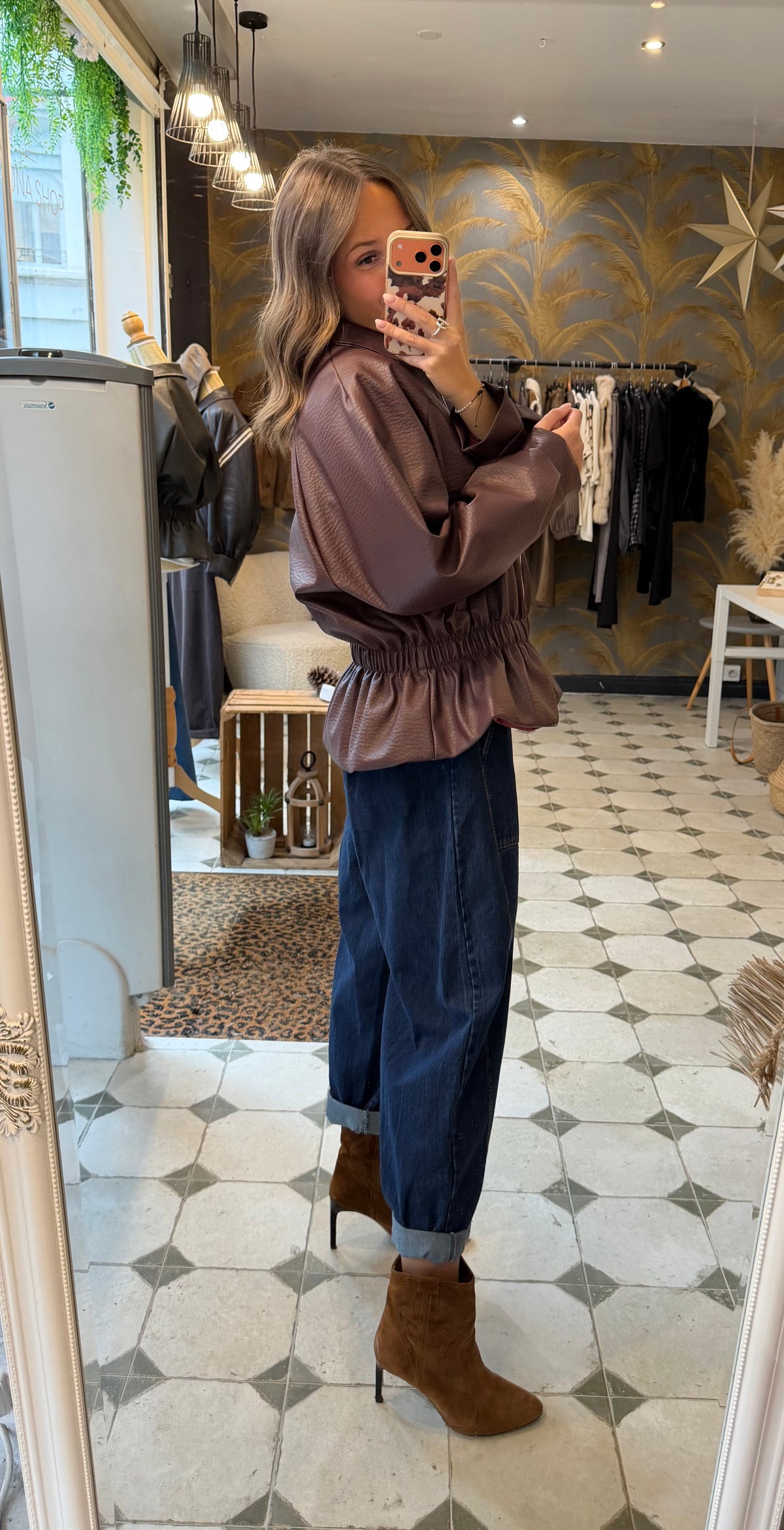 Veste Sidonie bordeaux - Johanna Paris