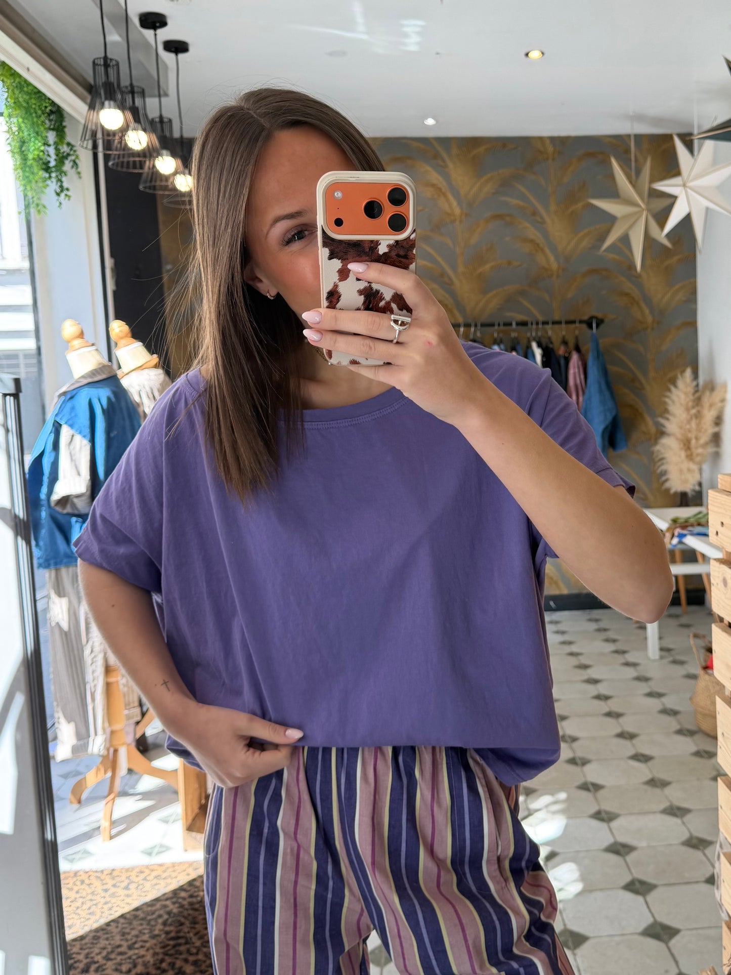 T-Shirt violet - Johanna Paris