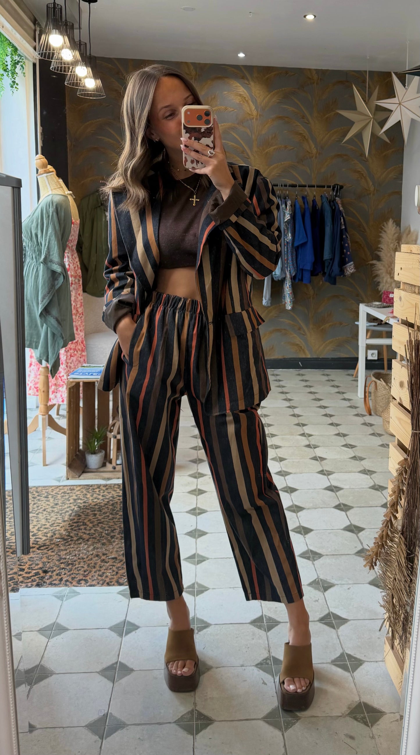 Pantalon Magique Alba Terracotta - Johanna Paris