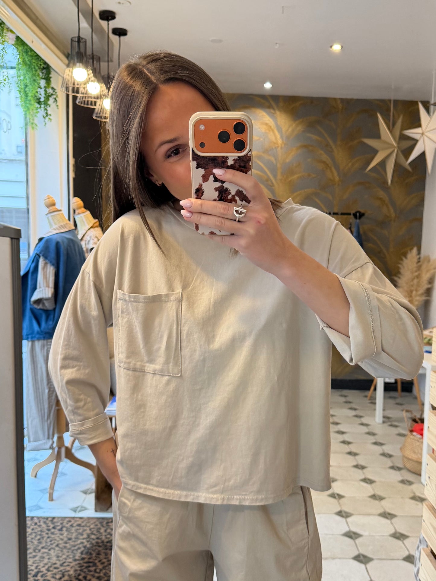 T-Shirt Nate beige - Johanna Paris