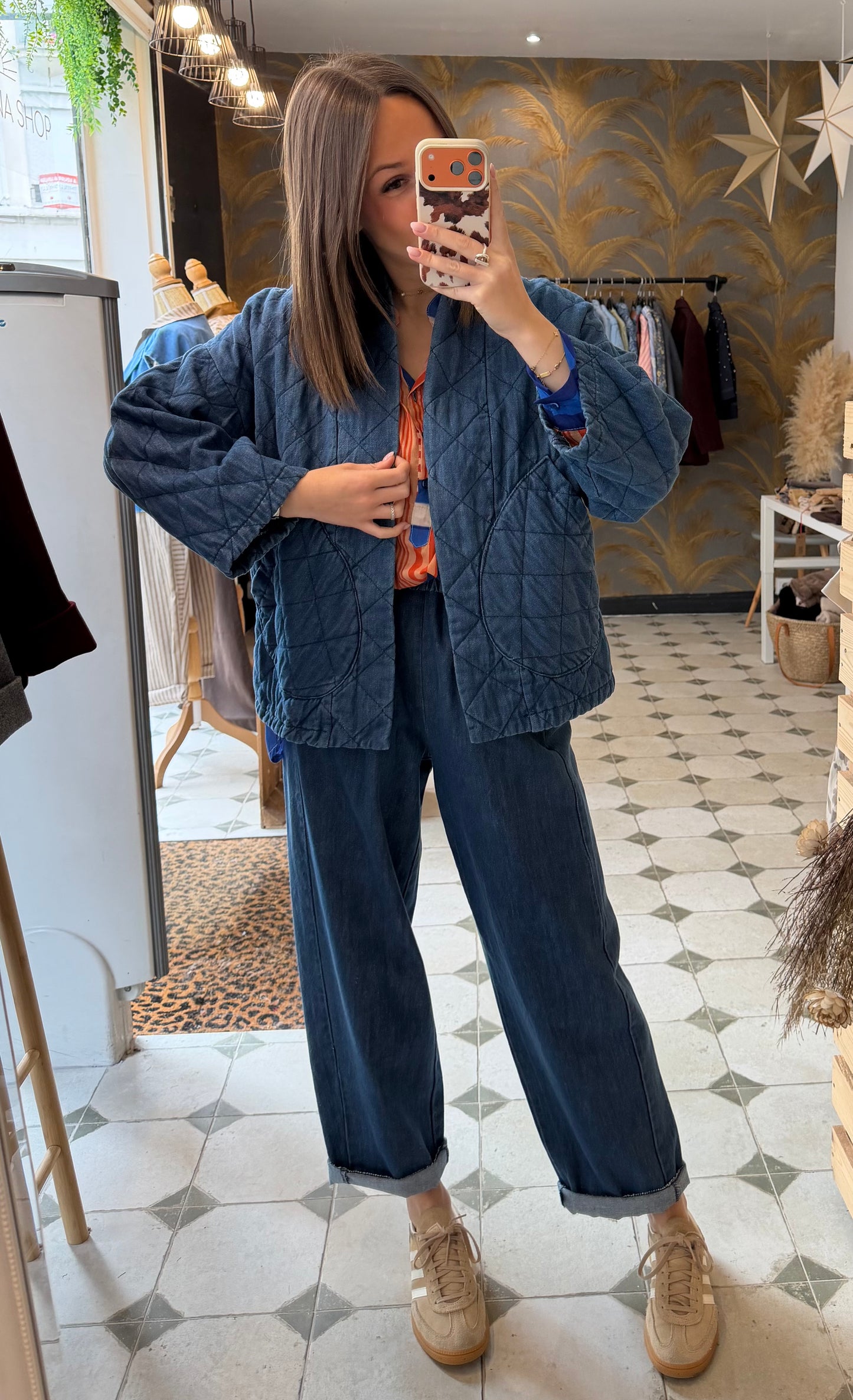 Pantalon Magique long en jean - Johanna Paris