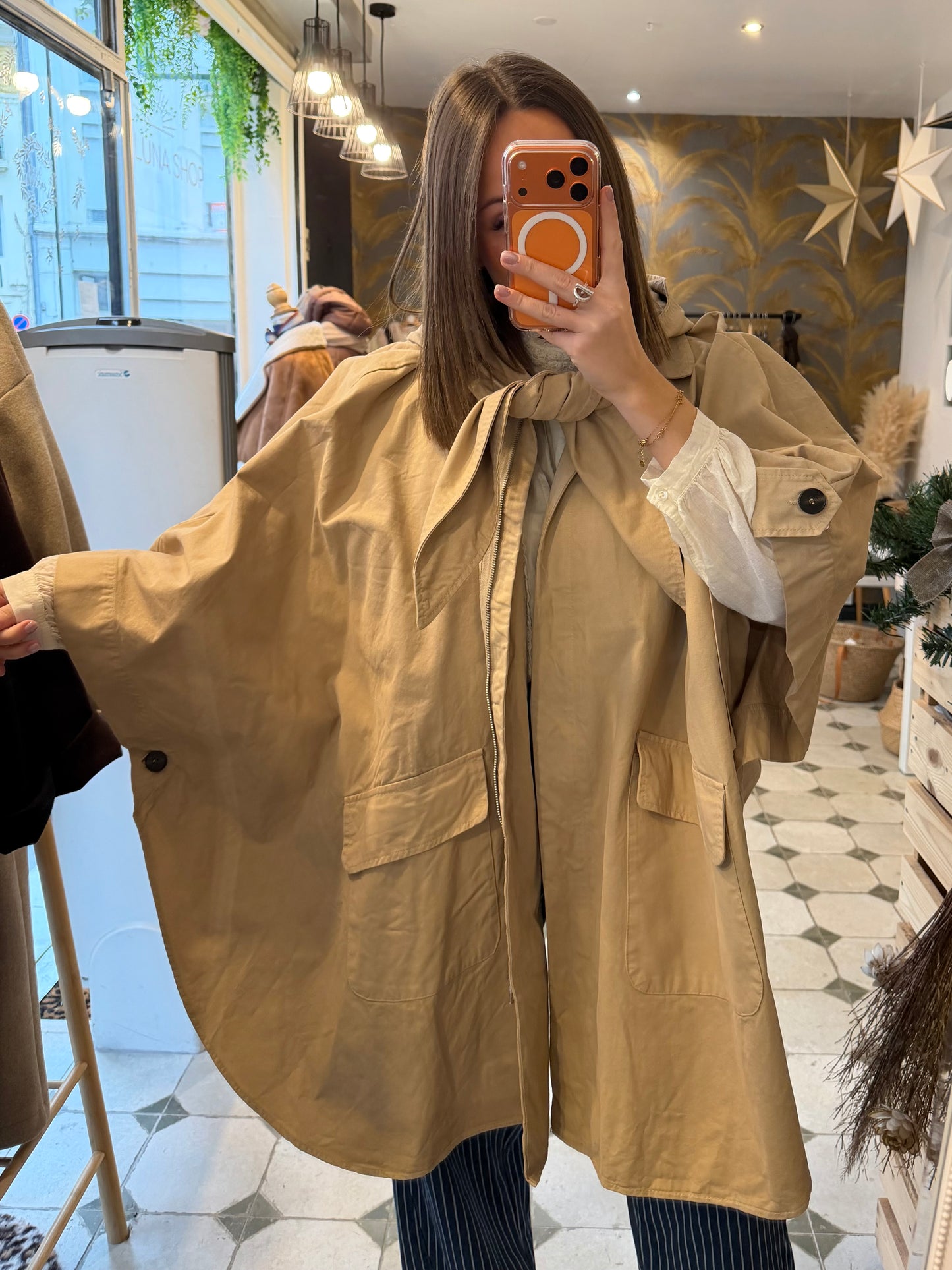 Caban Voltaire beige - Johanna Paris