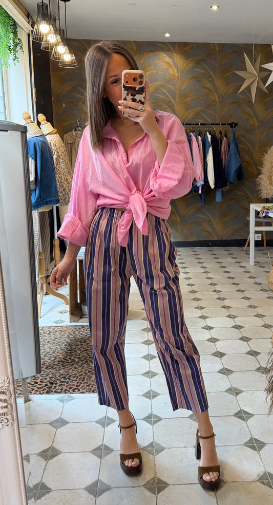 Pantalon magique Raphaël violet  - Johanna Paris