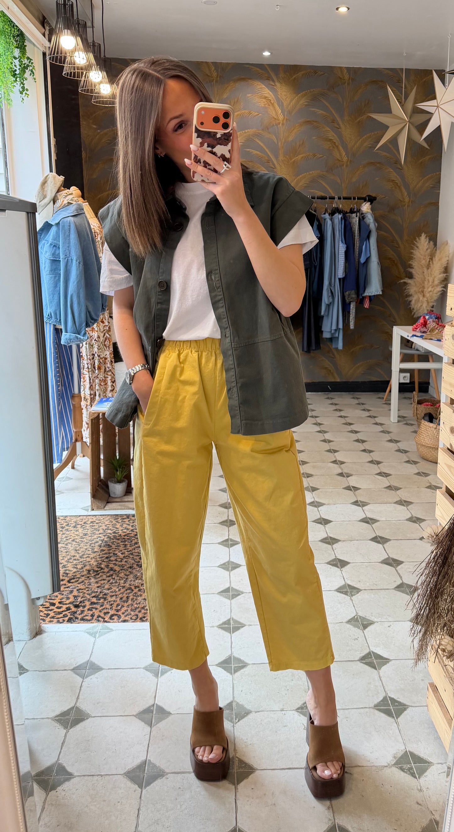 Veste Sacha sans manches- Johanna Paris