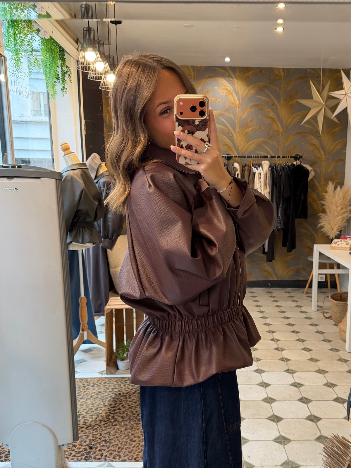 Veste Sidonie bordeaux - Johanna Paris