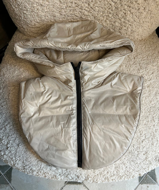 Capuche amovible beige - Johanna Paris