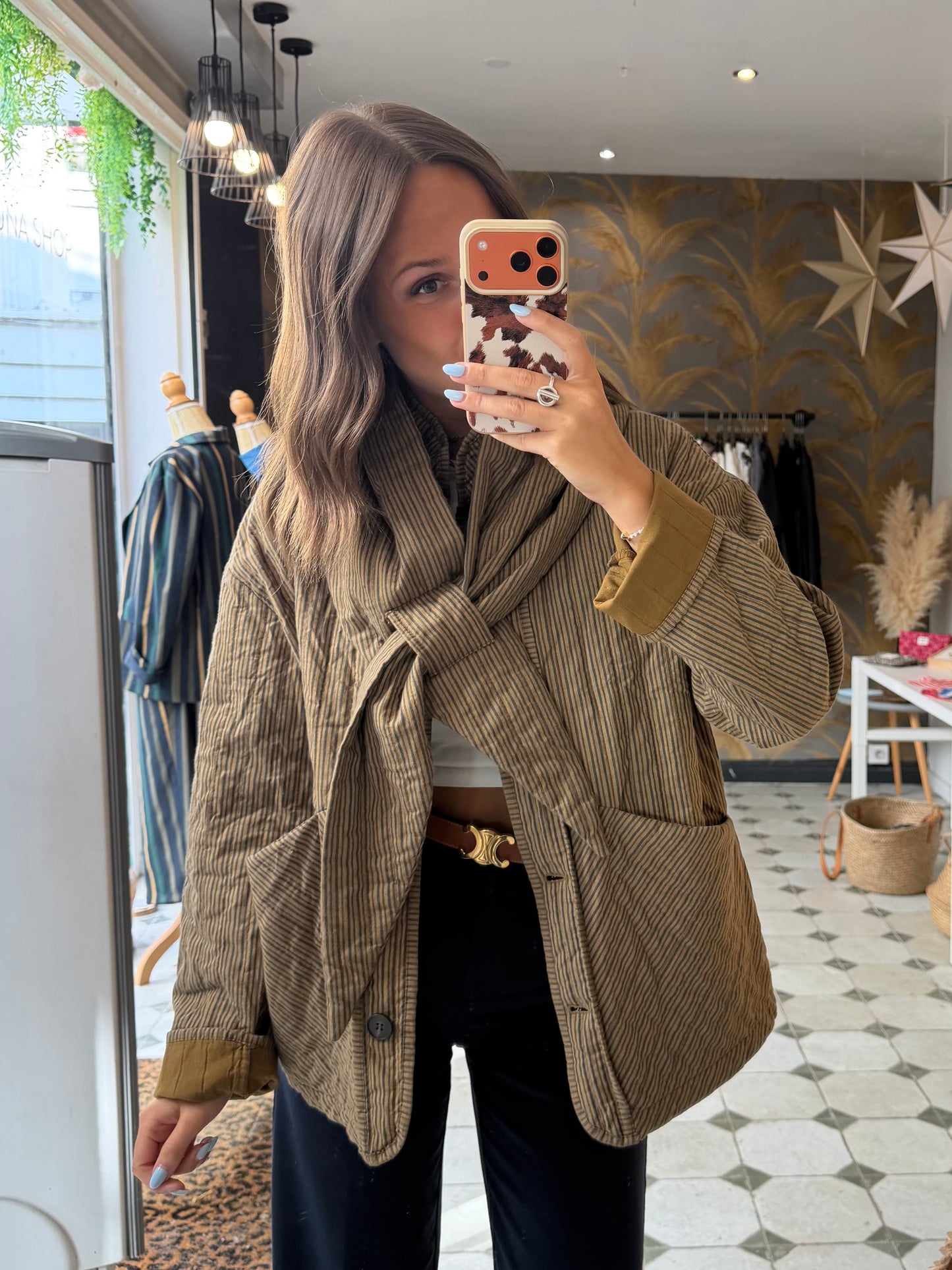Veste Agathe Camel - Johanna Paris