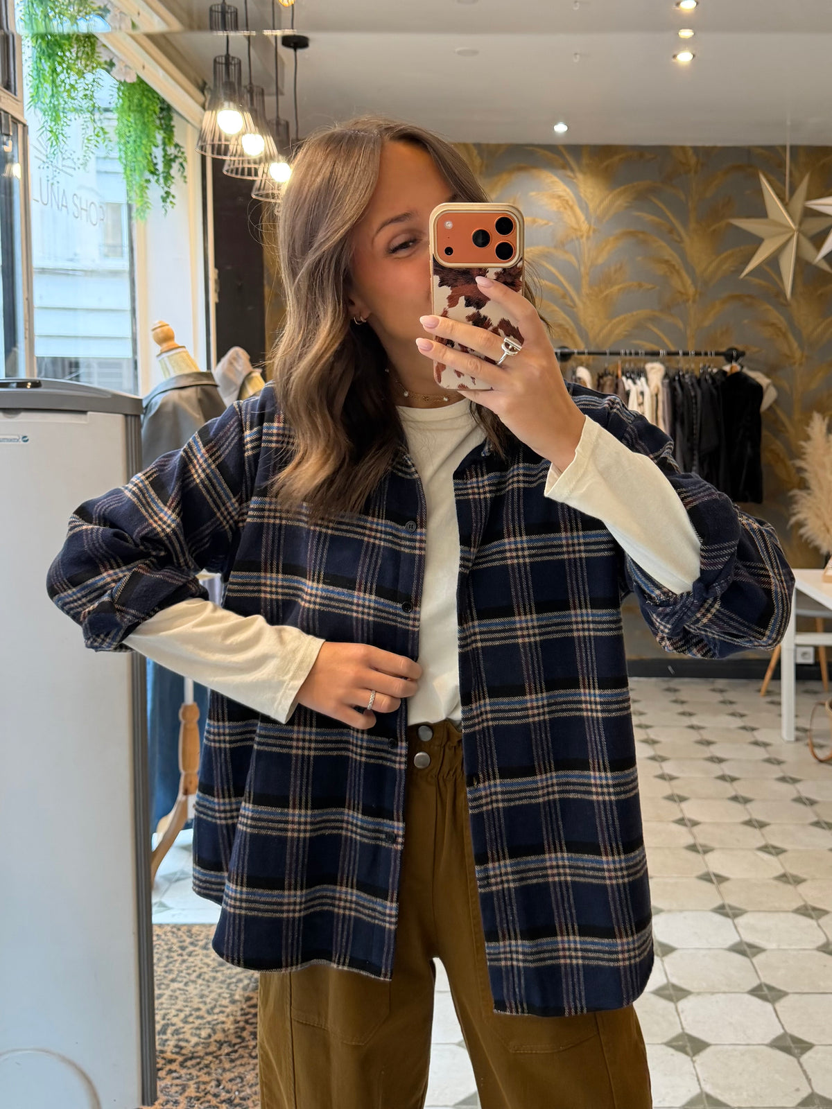 Chemise Hollis bleue - Johanna Paris