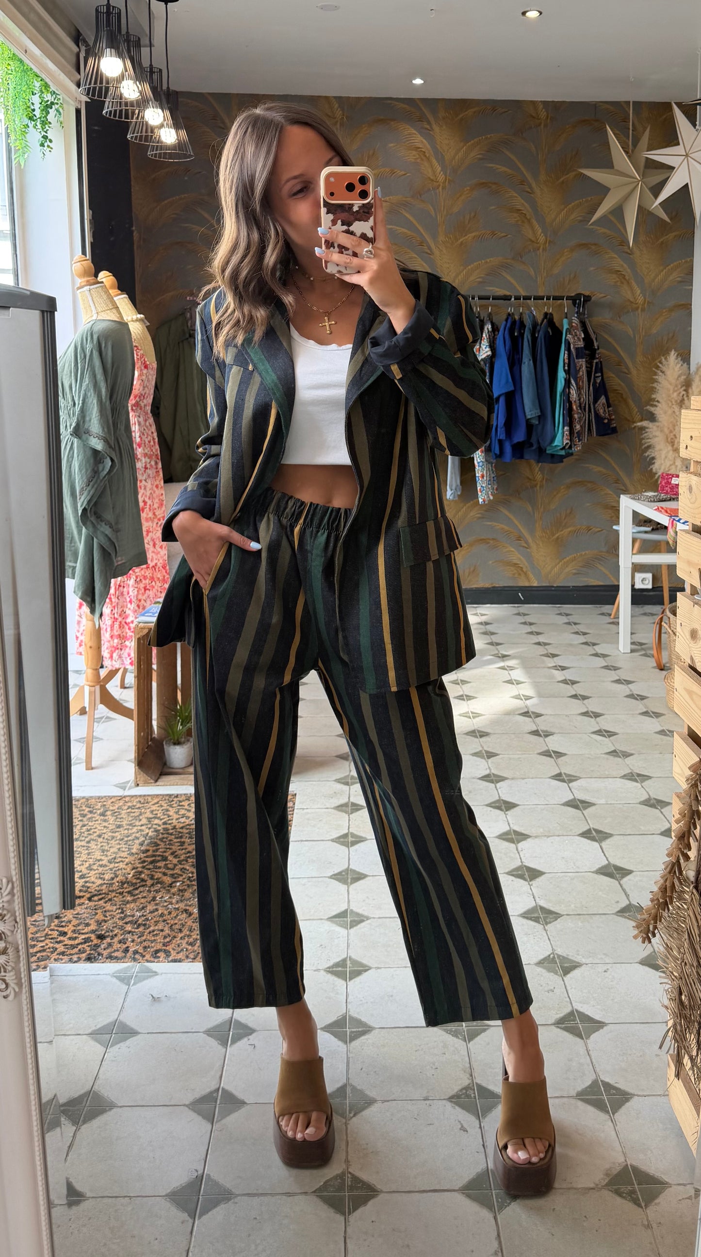 Pantalon Magique Alba kaki - Johanna Paris