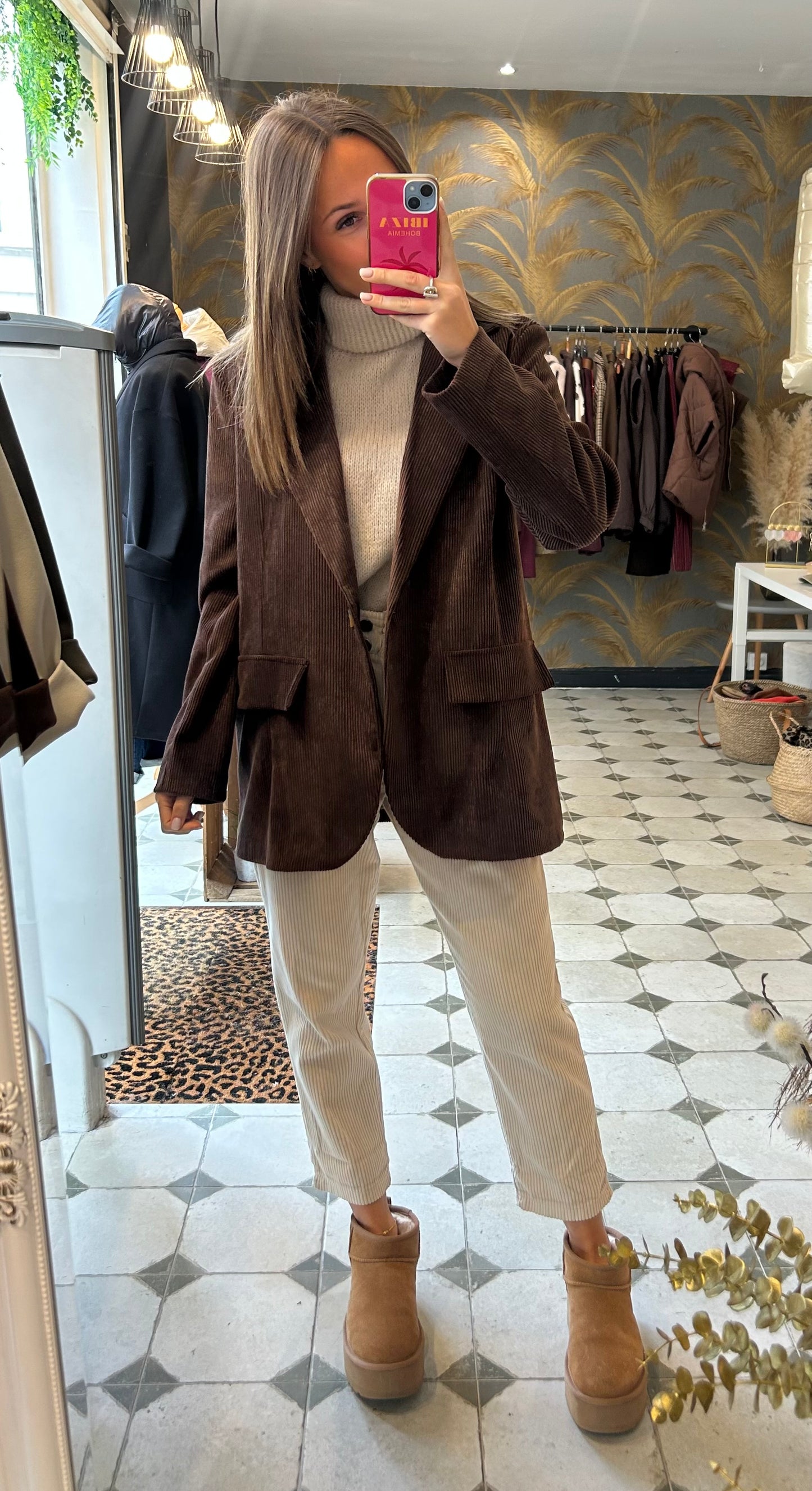 Blazer en velours Marlo - Johanna Paris