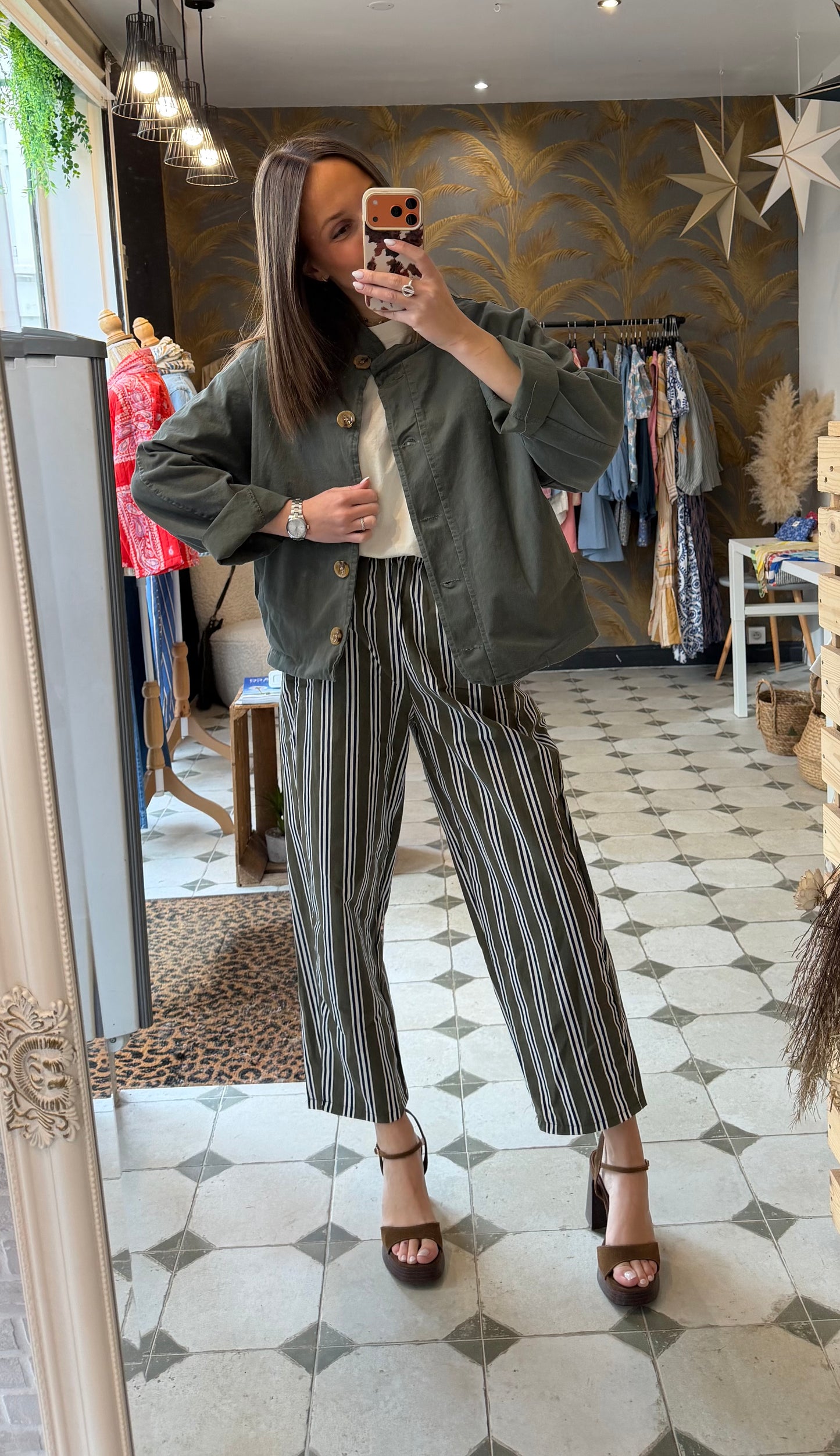 Pantalon Magique avec des rayures - Johanna Paris
