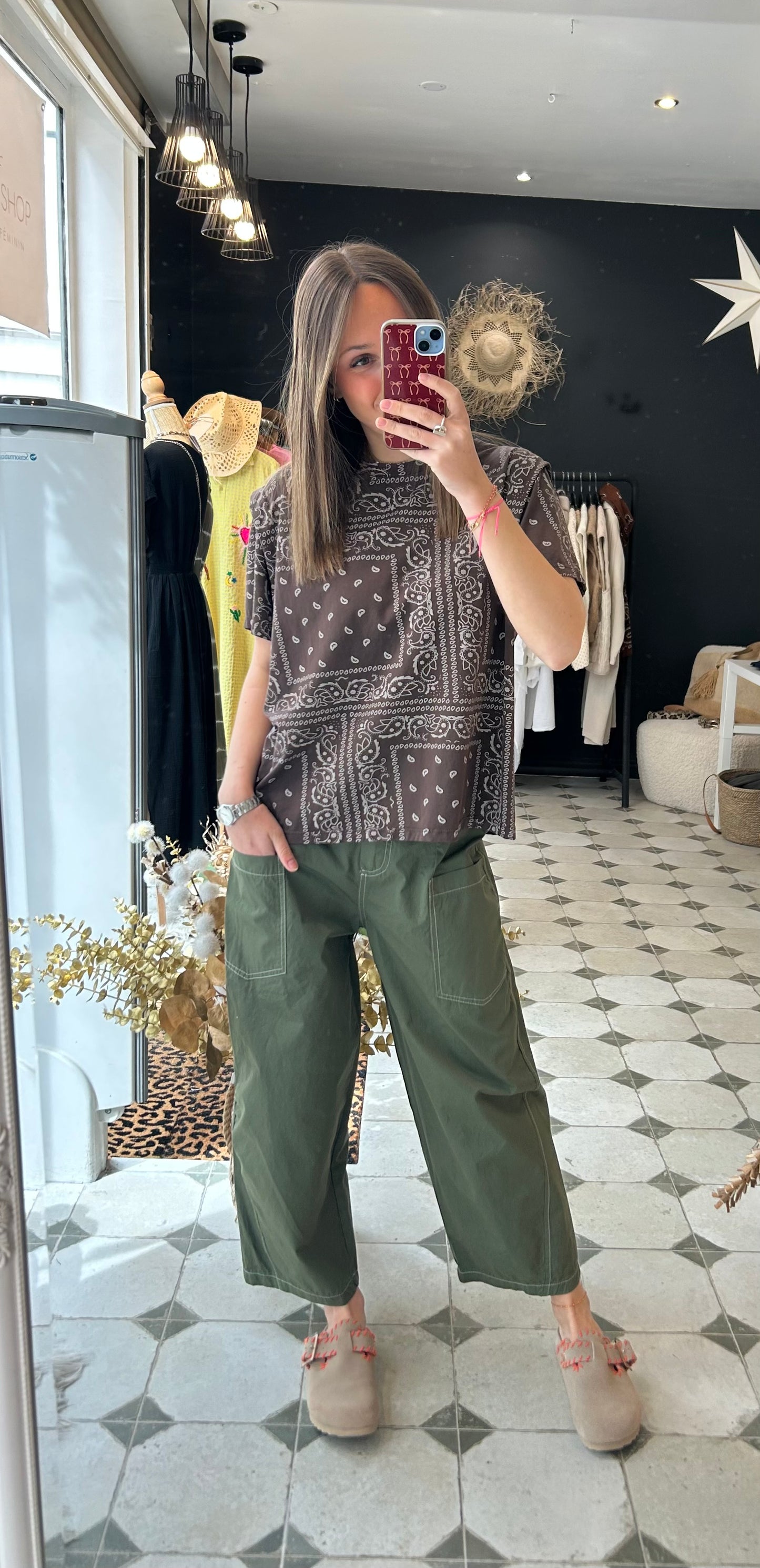 Pantalon Octave kaki- Johanna Paris