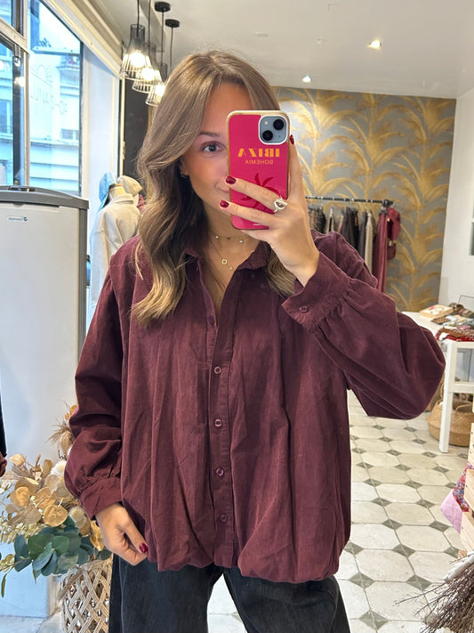 Chemise Irina prune - Johanna Paris