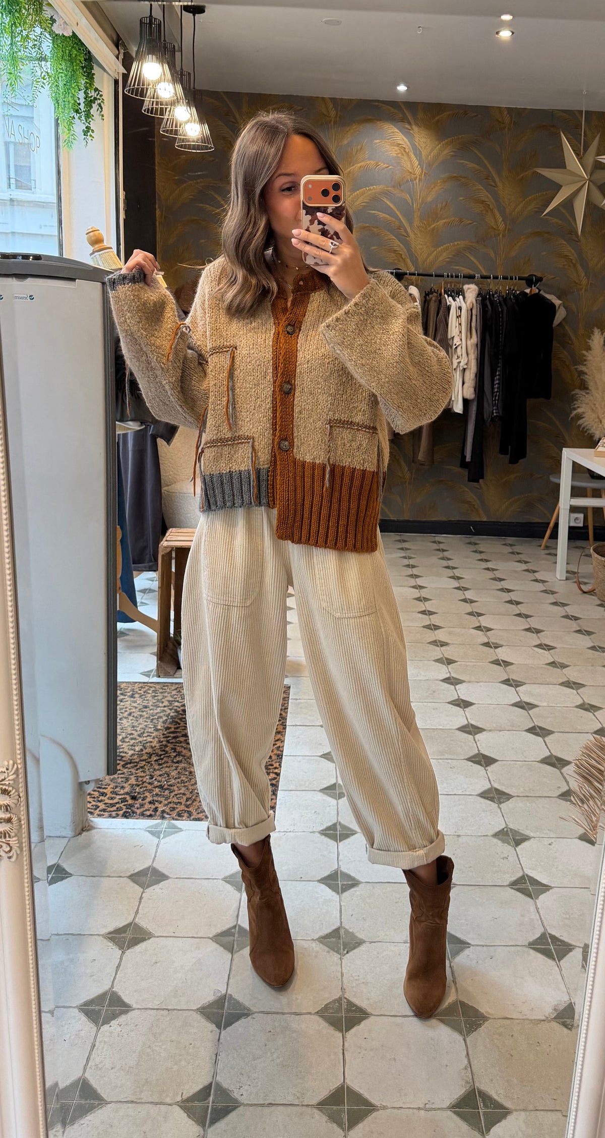Gilet asymétrique Aliya - Johanna Paris