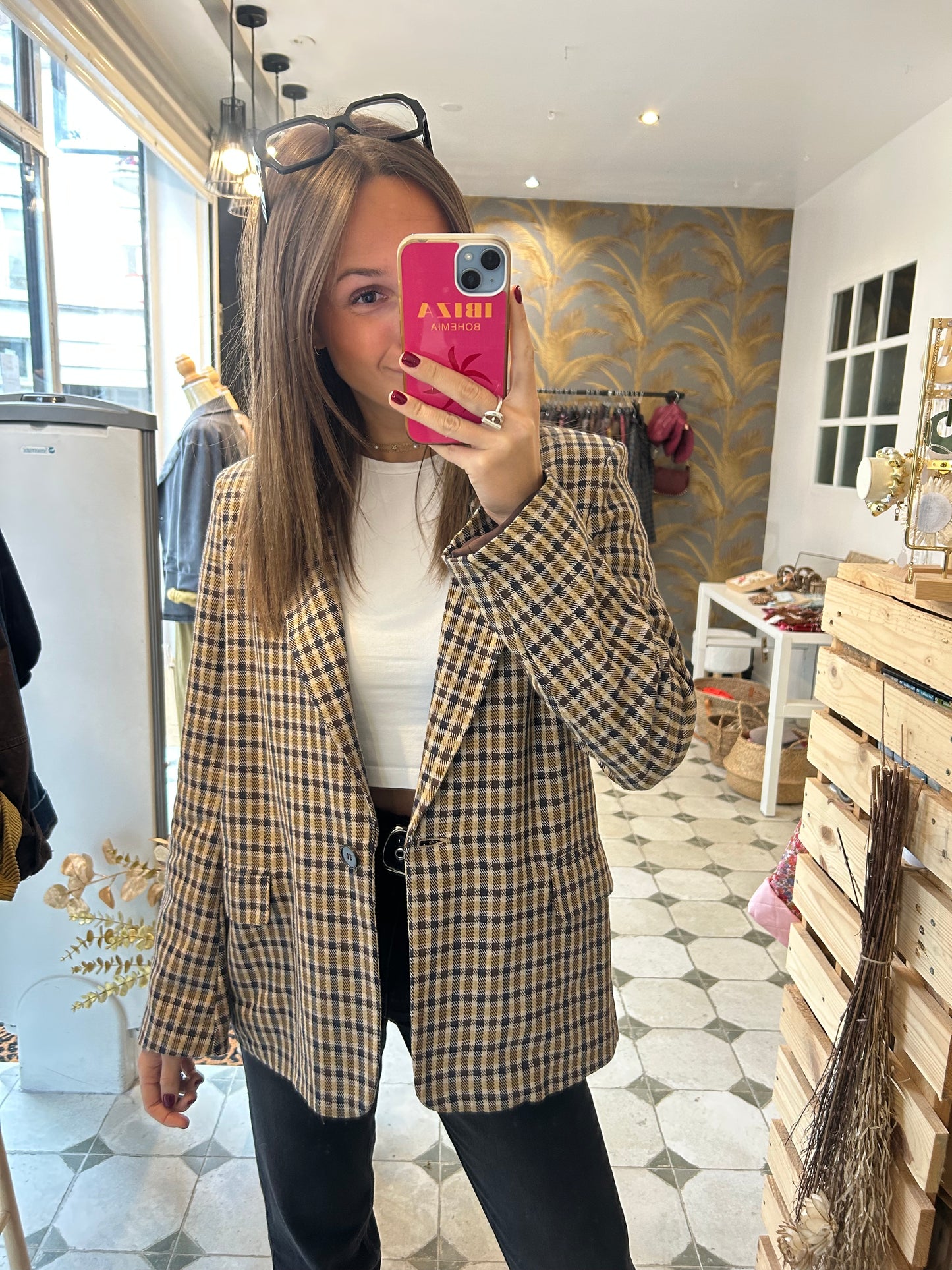 Blazer à carreaux - Johanna Paris