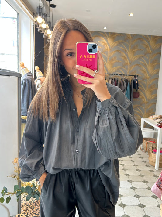 Chemise Clémentine grise - Johanna Paris