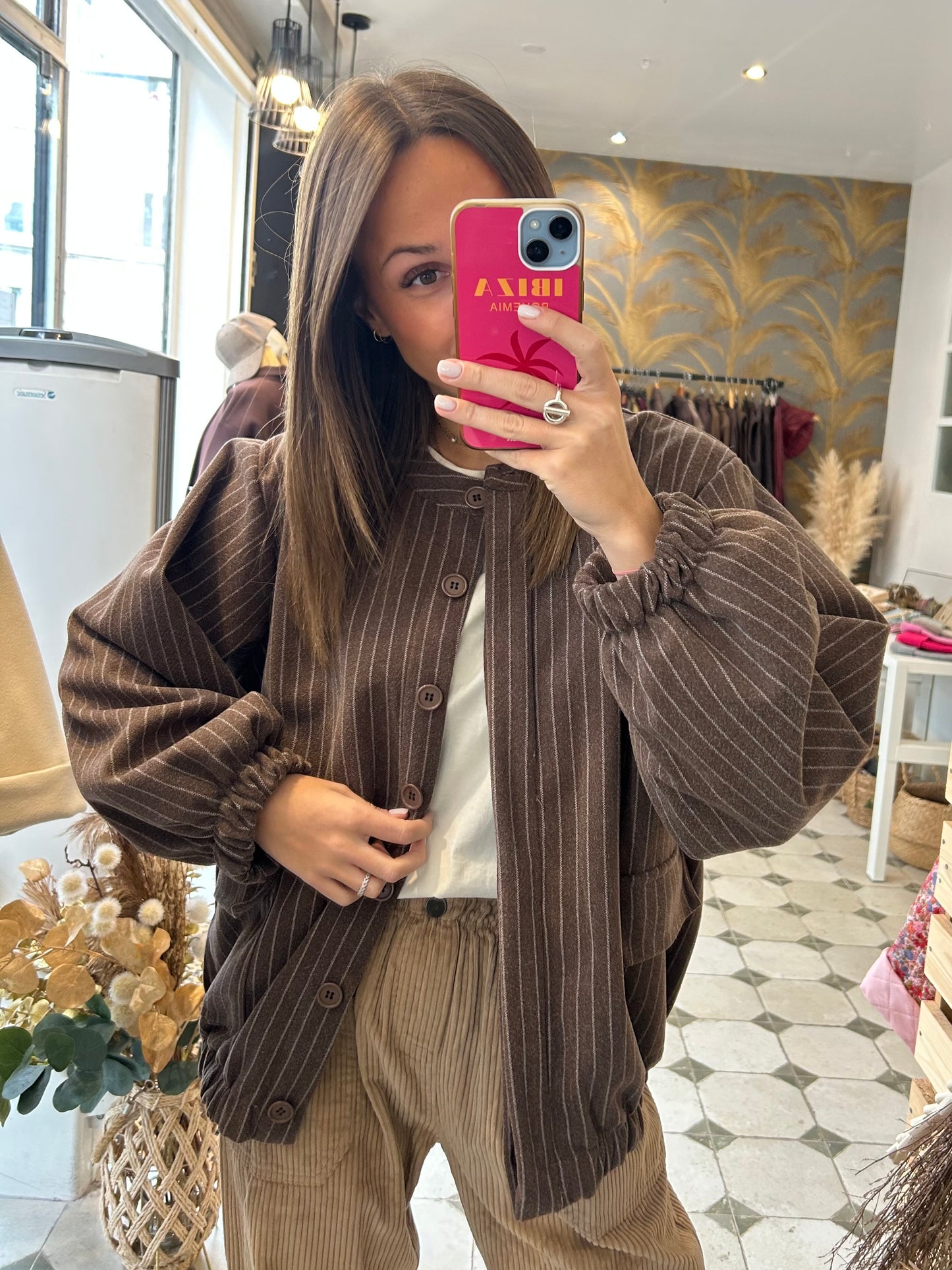 Veste Jorah chocolat - Johanna Paris