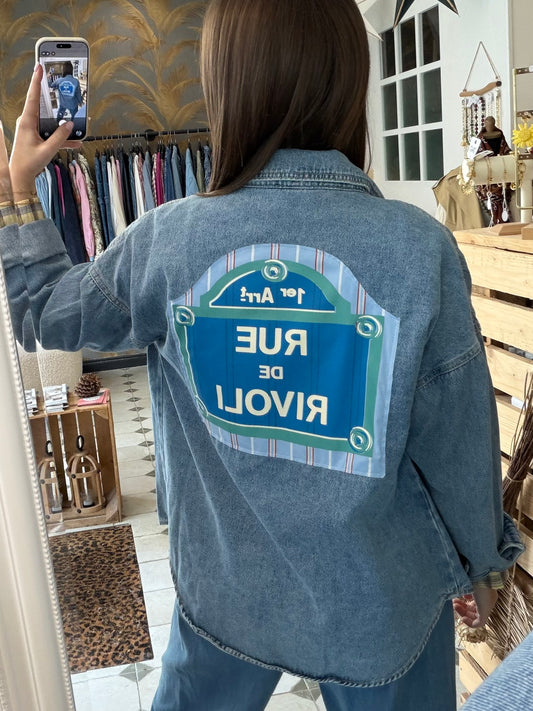 Surchemise en jean Rivoli  - Johanna Paris