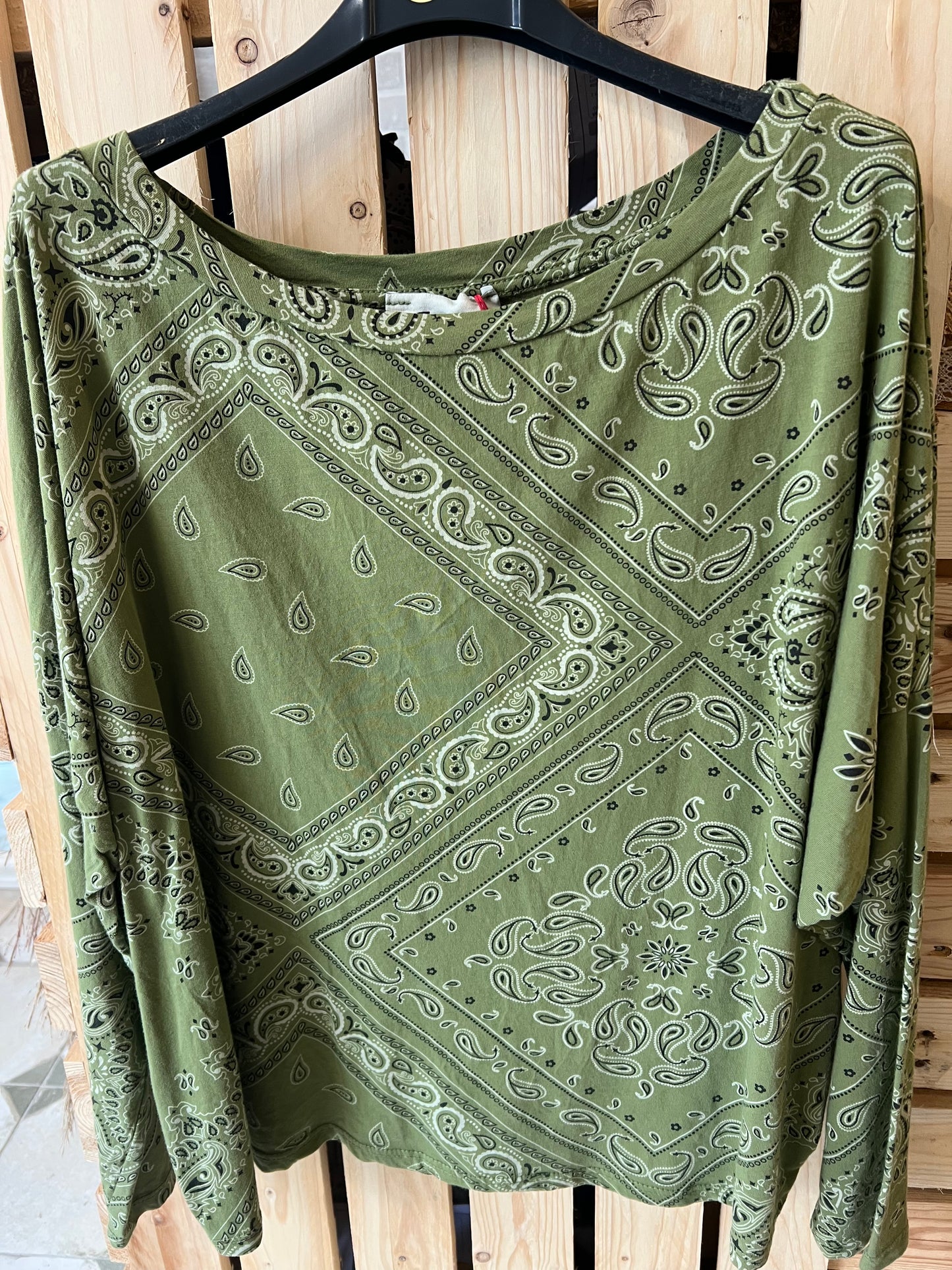 T-Shirt Bandana kaki - Johanna Paris