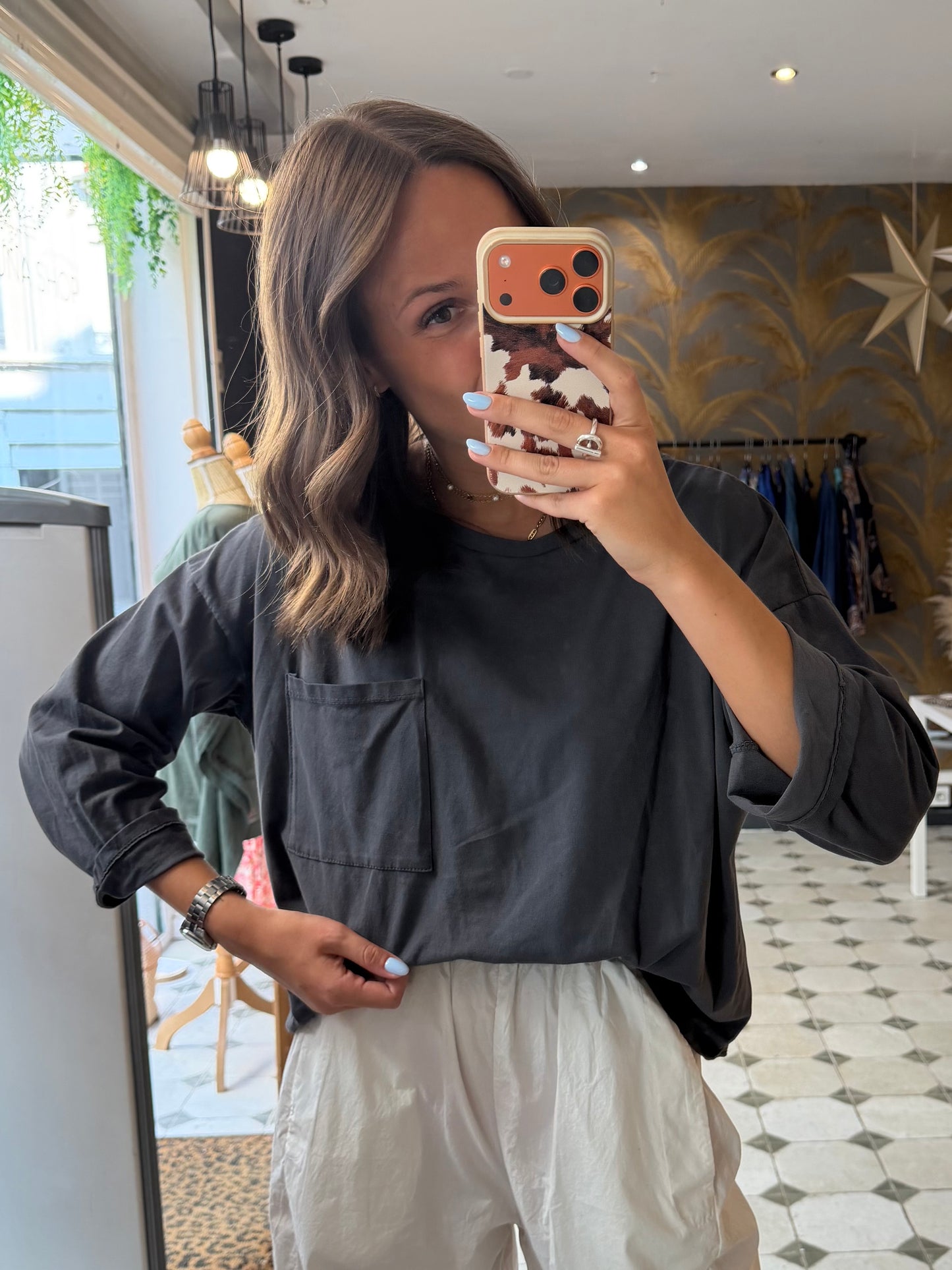 T-Shirt Nate gris - Johanna Paris