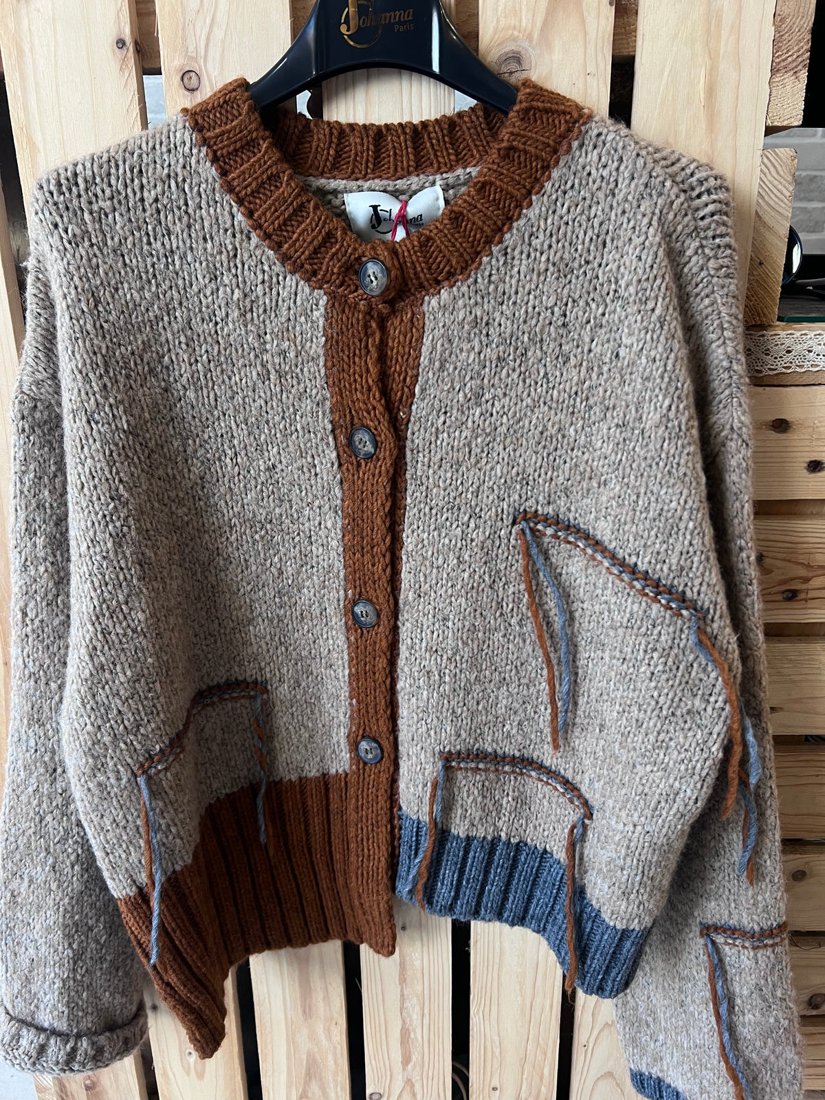 Gilet asymétrique Aliya - Johanna Paris