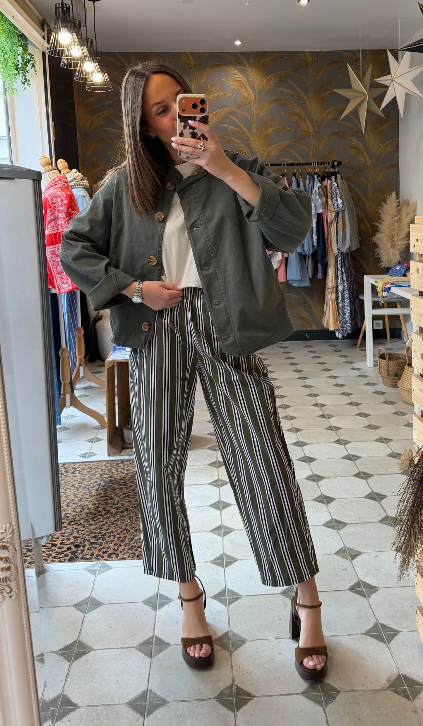 Pantalon Magique avec des rayures - Johanna Paris
