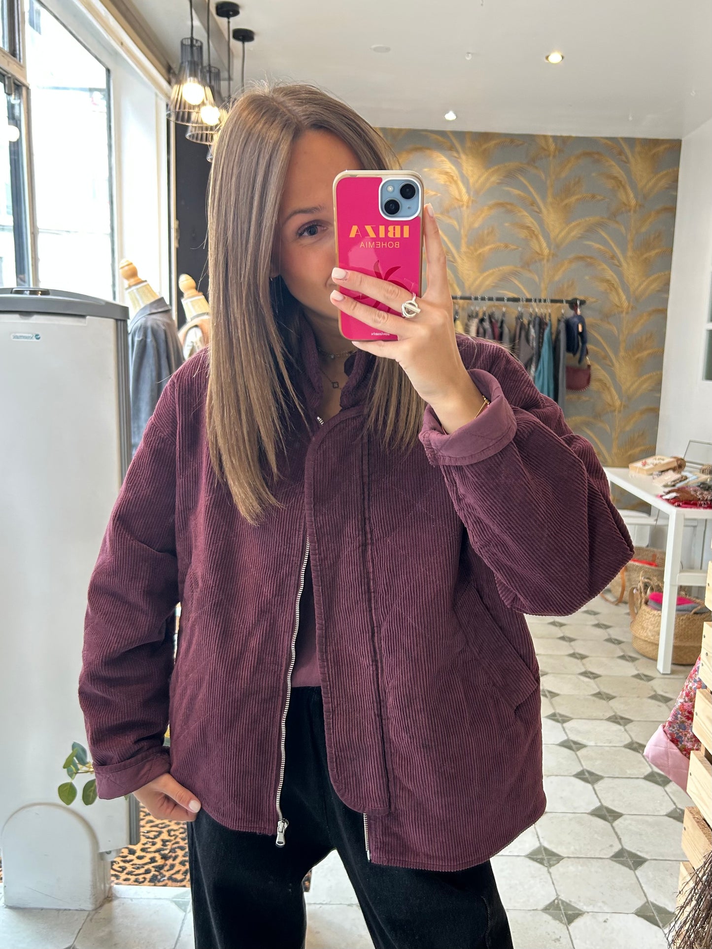 Veste Zoé prune - Johanna Paris