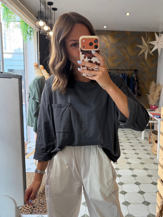 T-Shirt Nate gris - Johanna Paris