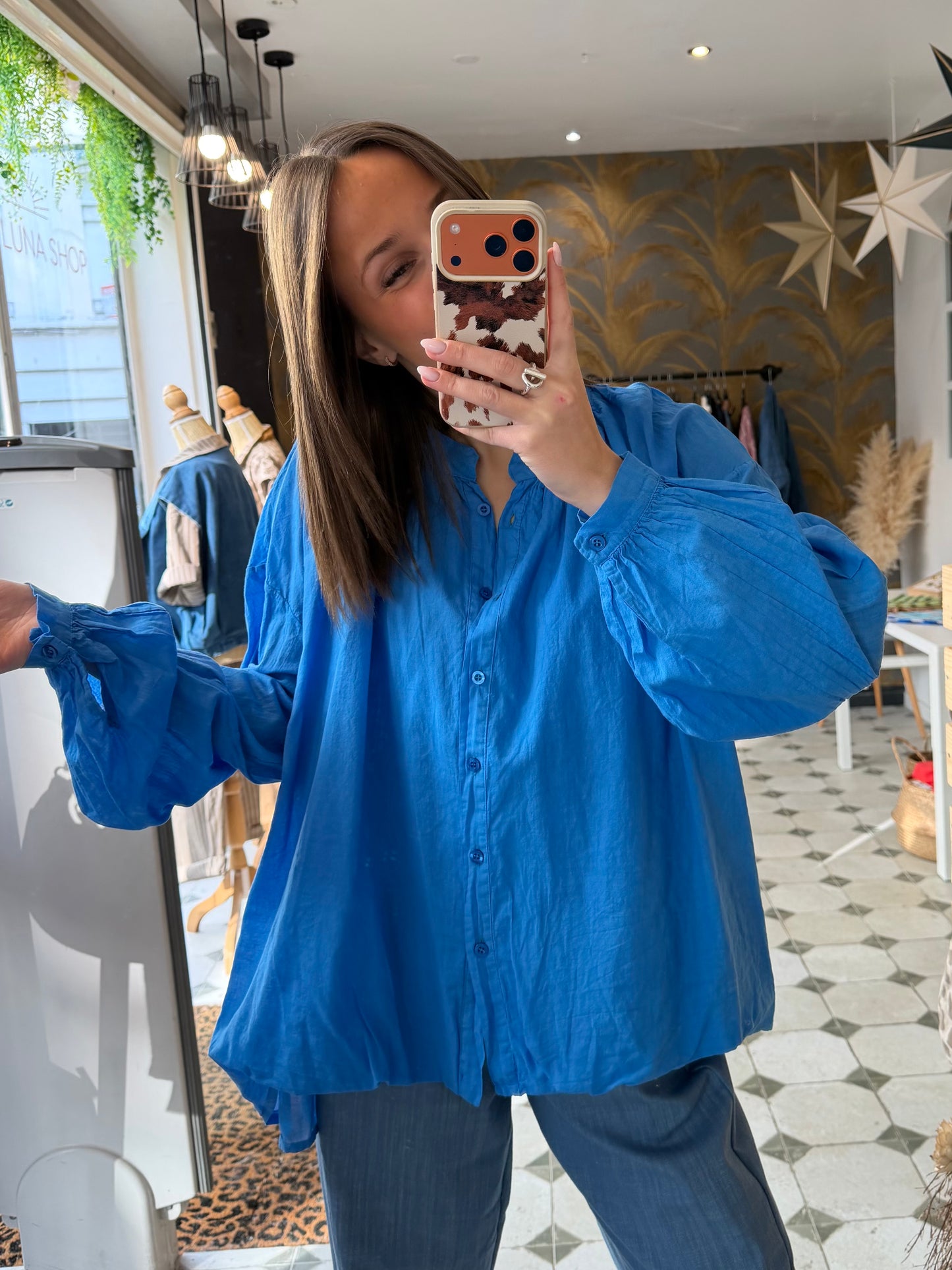 Chemise Clem bleue - Johanna Paris