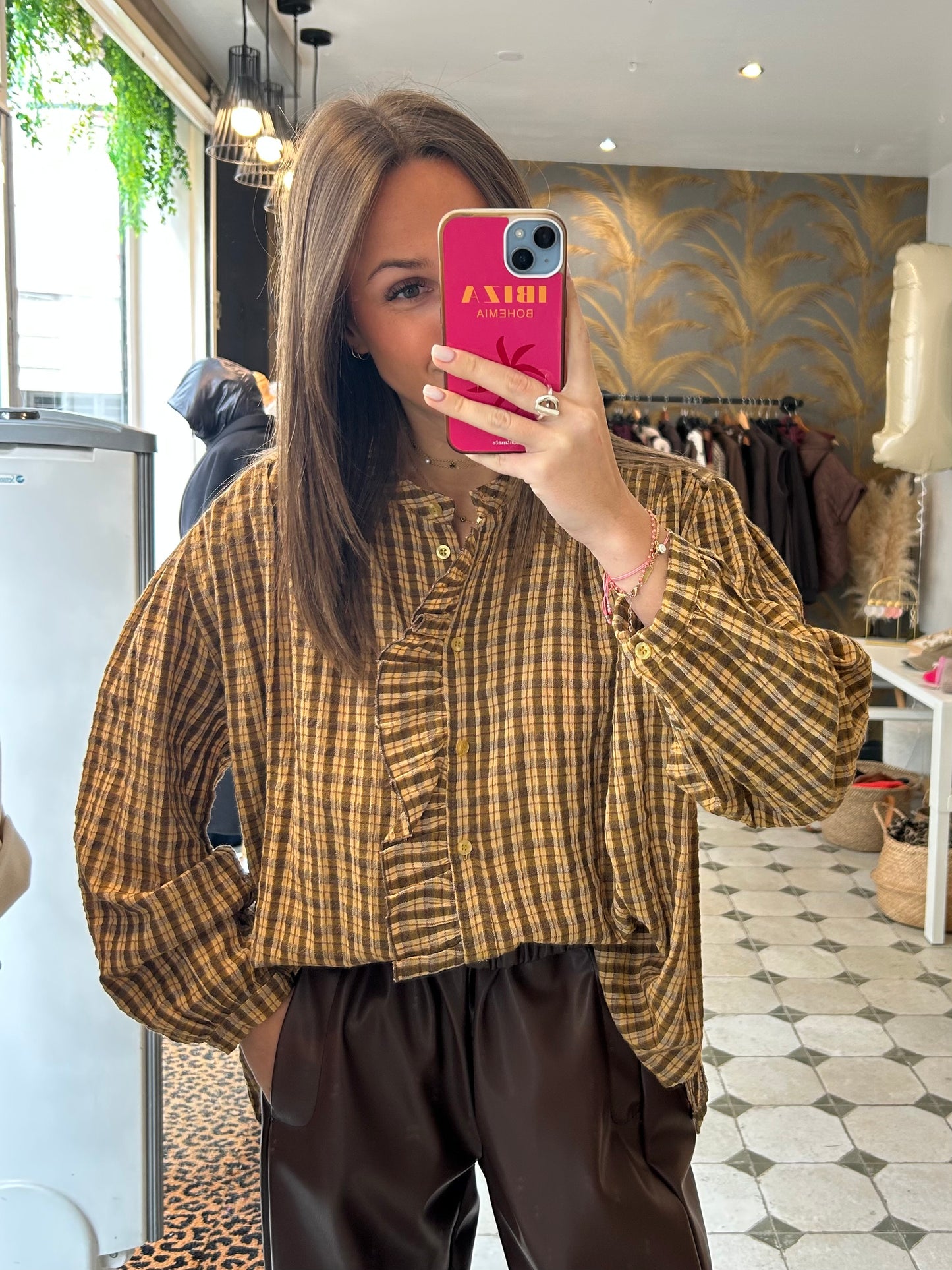 Chemise Gabrielle moutarde - Johanna Paris