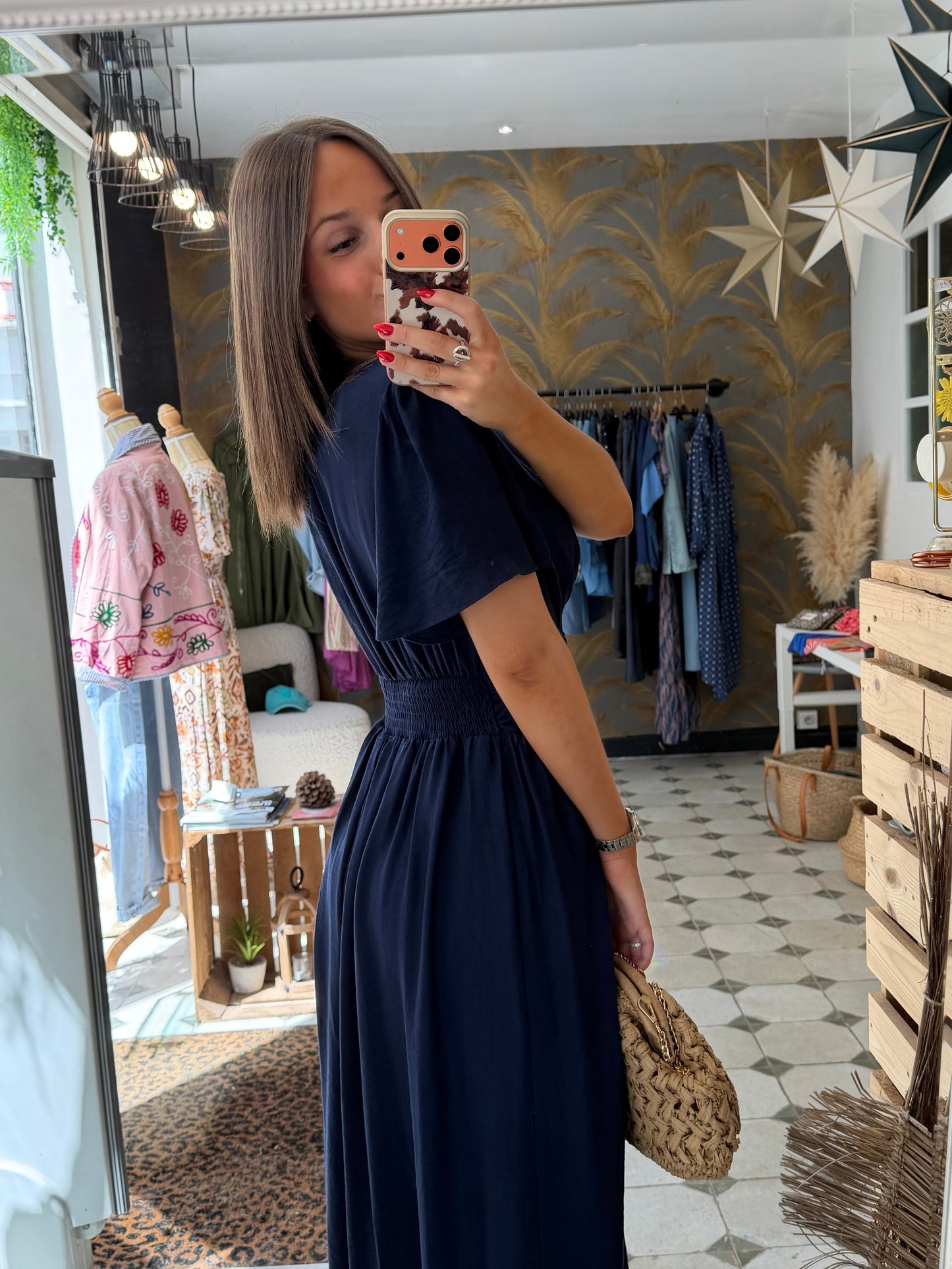Robe Diane bleu marine