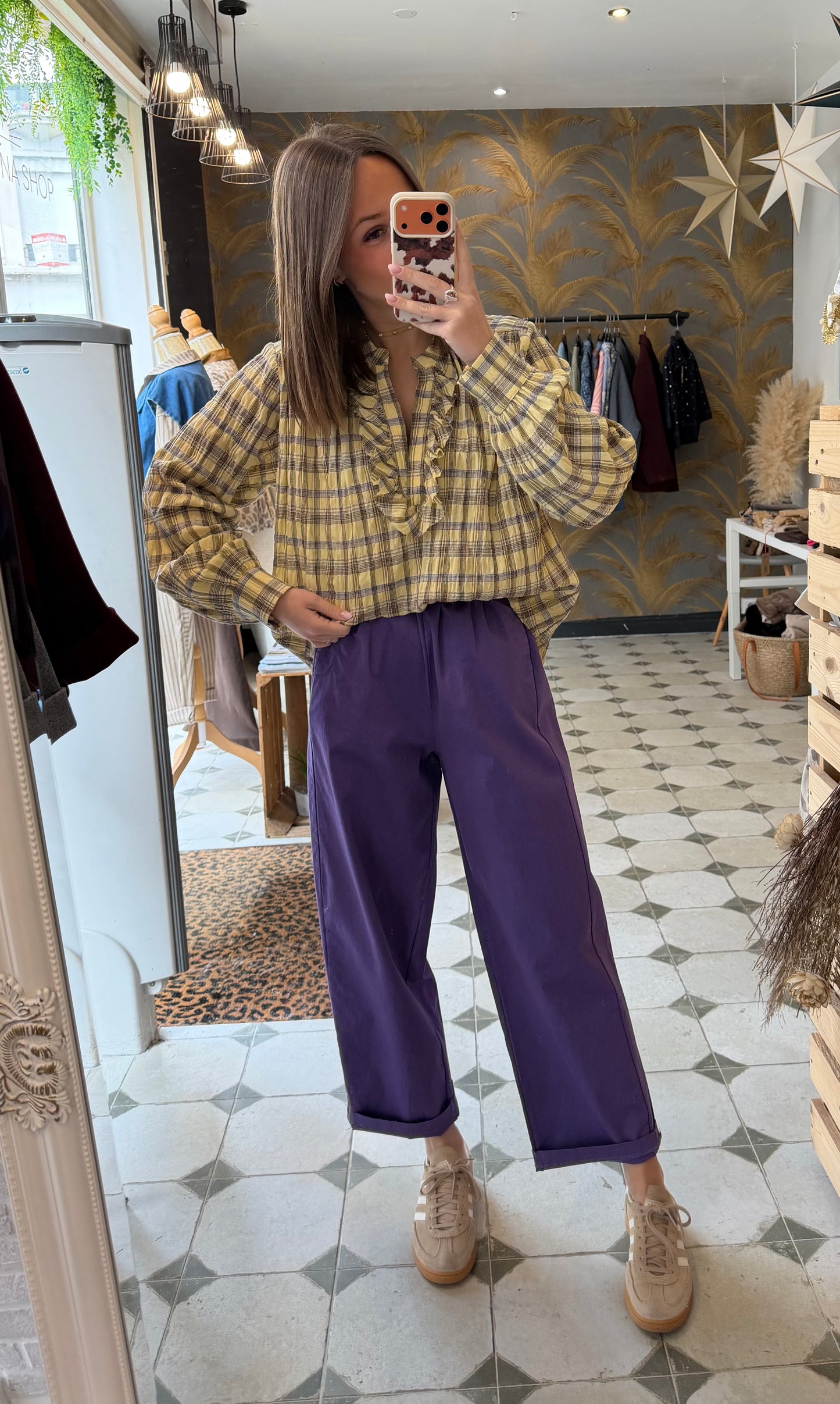 Pantalon Magique long violet - Johanna Paris -