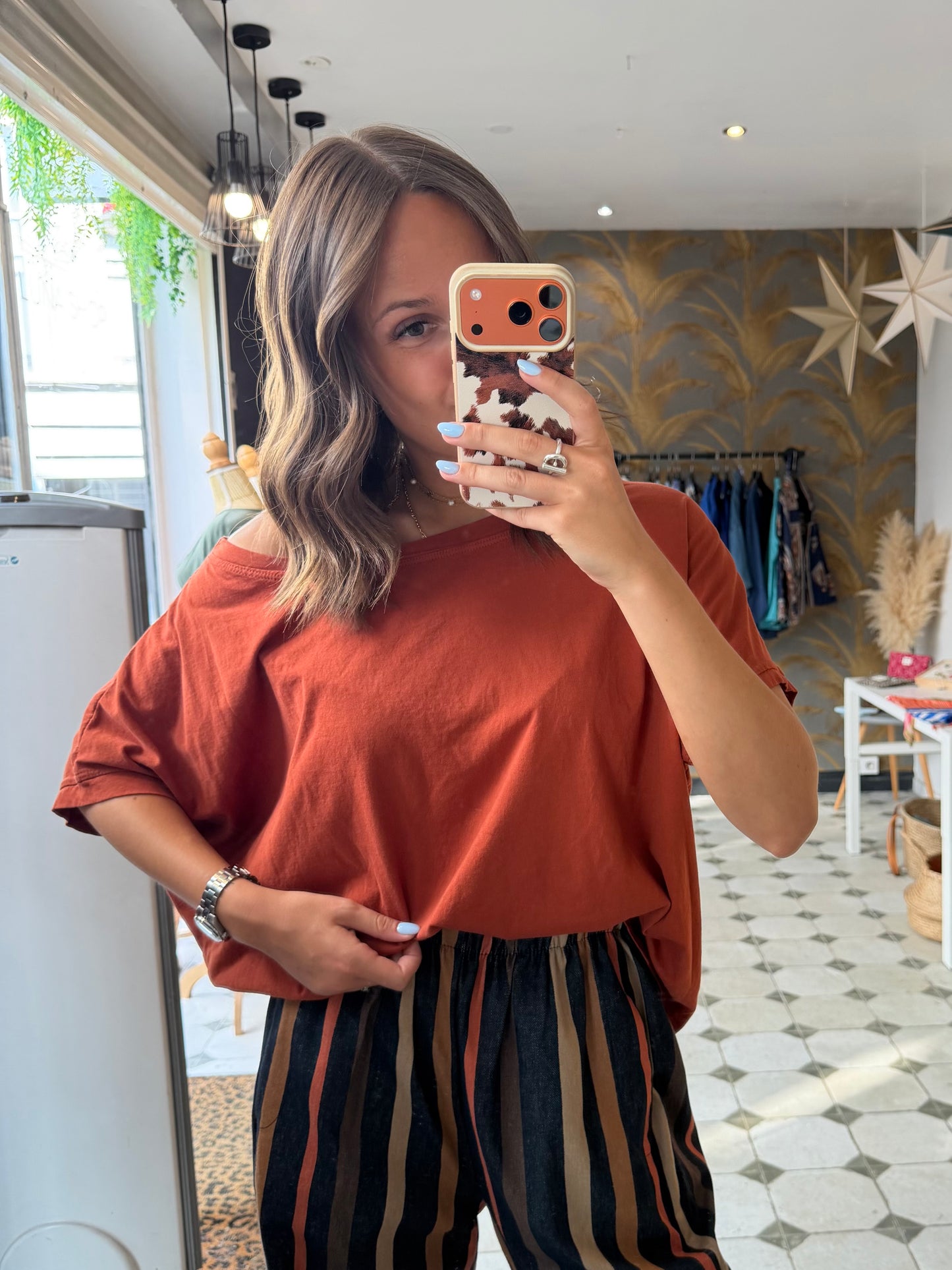 T-Shirt terracotta - Johanna Paris