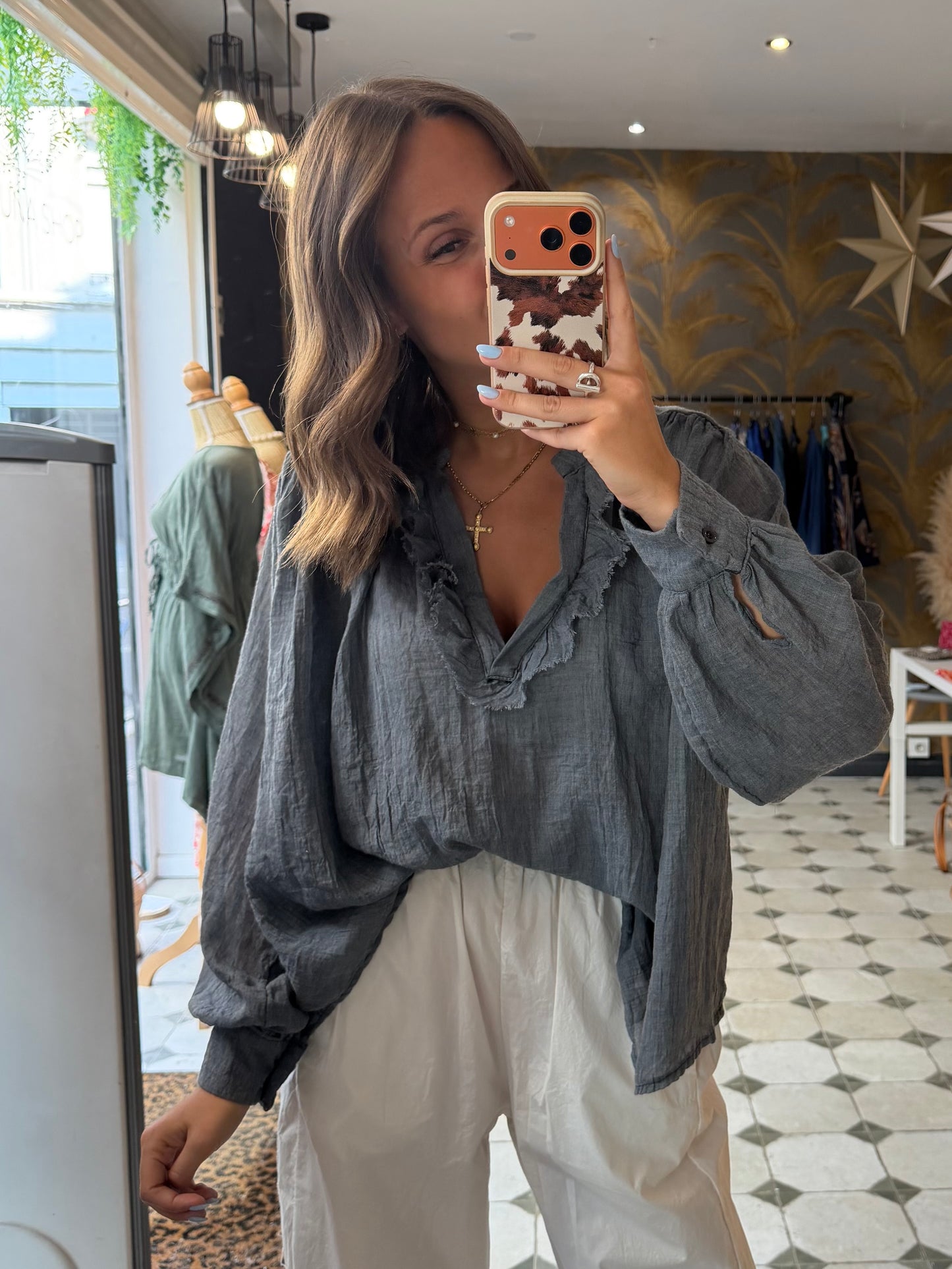 Blouse Aria gris - Johanna Paris