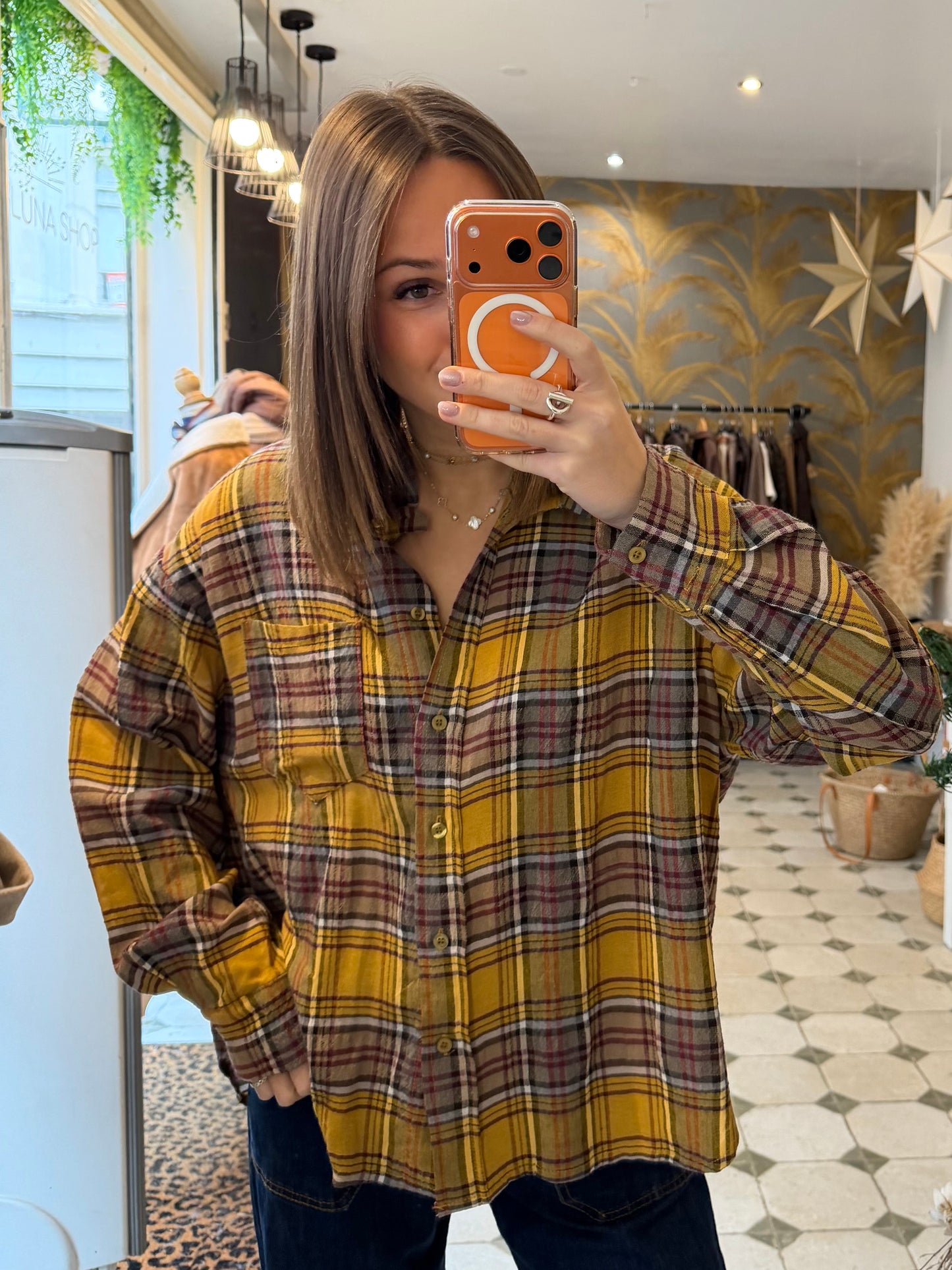 Chemise Céleste moutarde - Johanna Paris