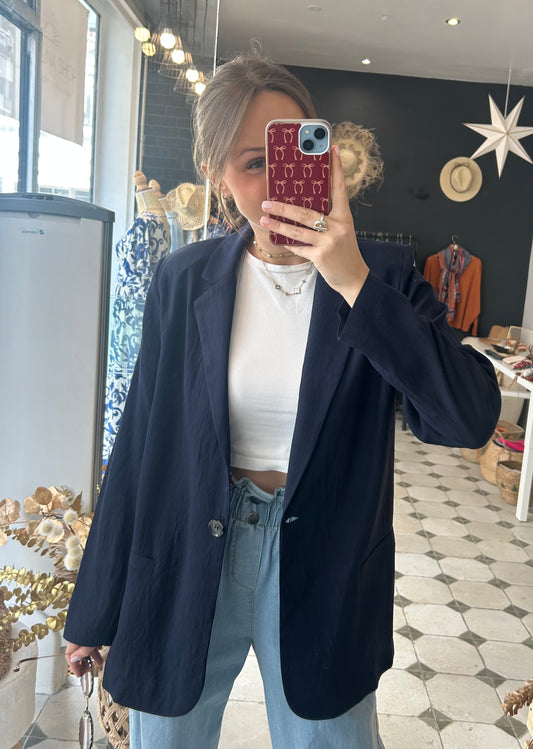 Blazer Clémence bleu marine