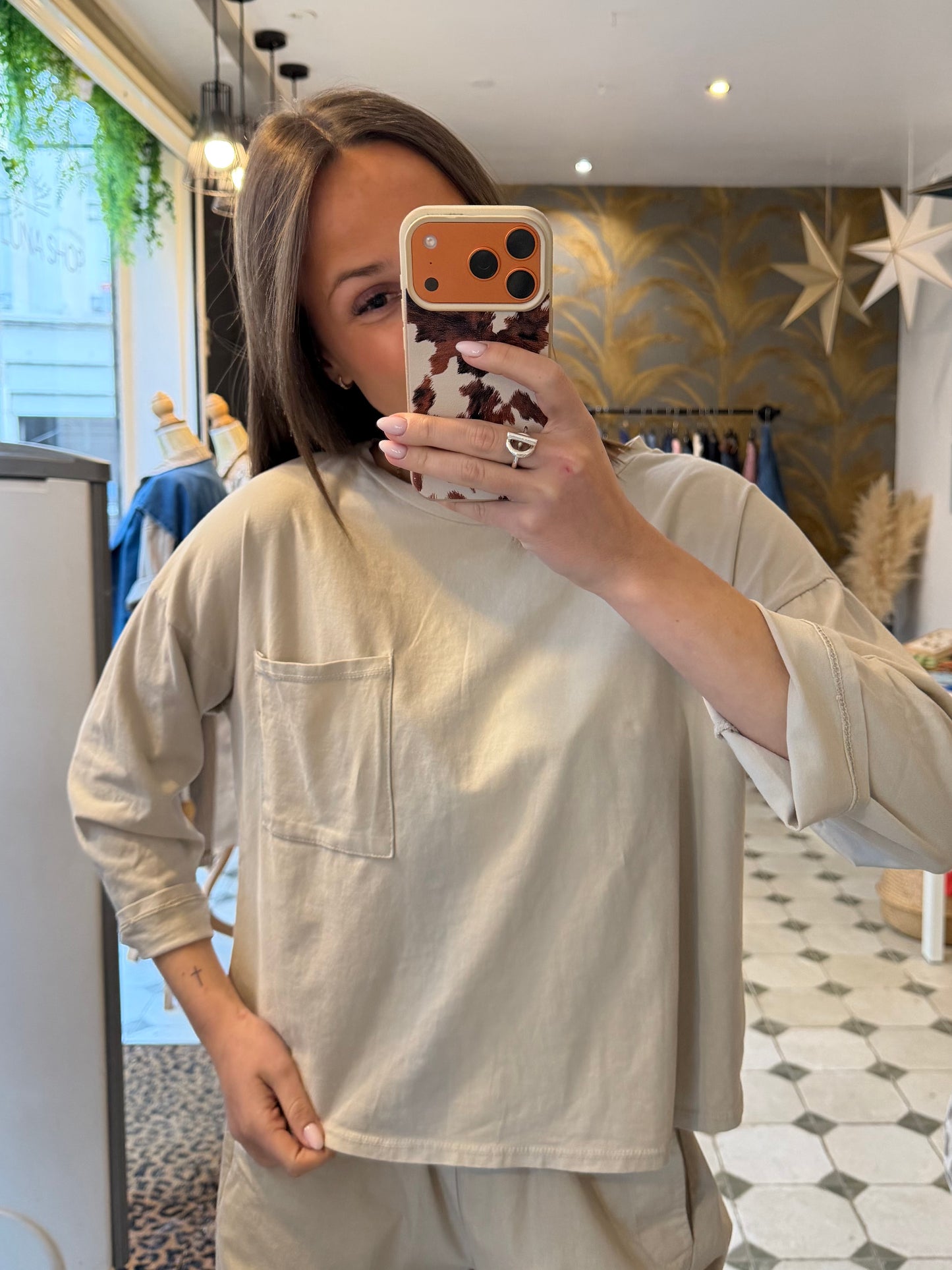 T-Shirt Nate beige - Johanna Paris