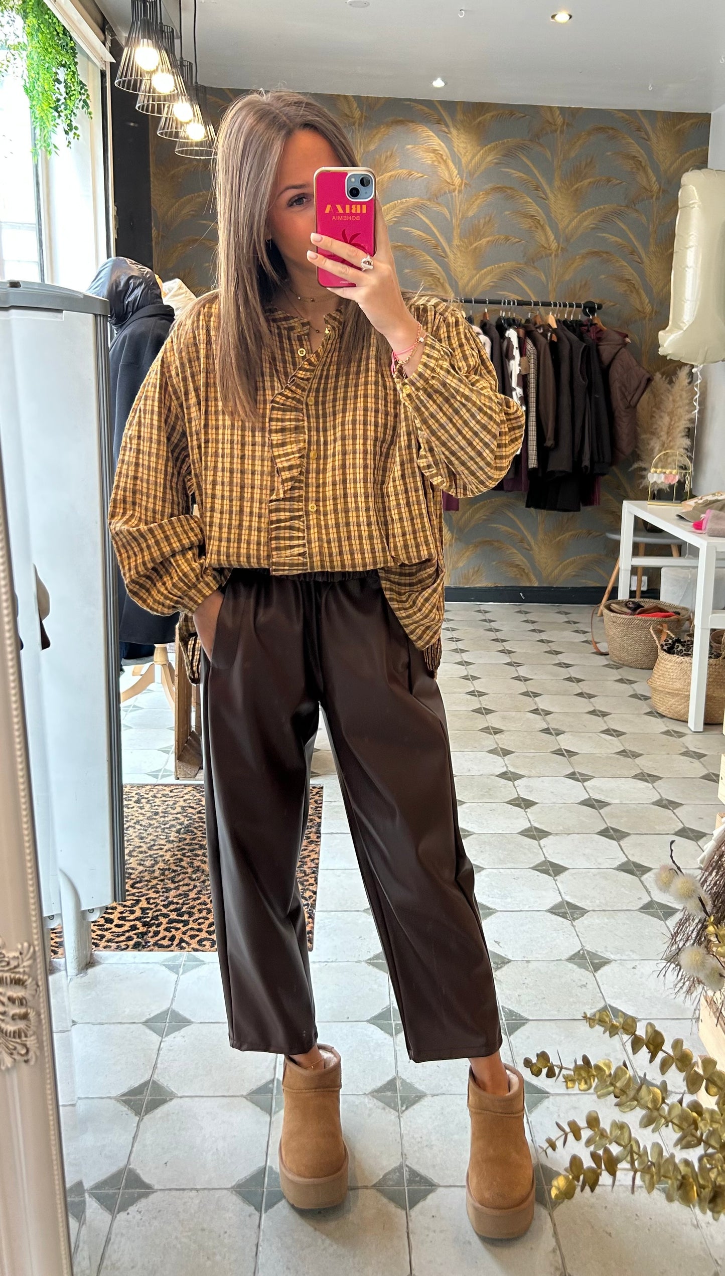 Chemise Gabrielle moutarde - Johanna Paris