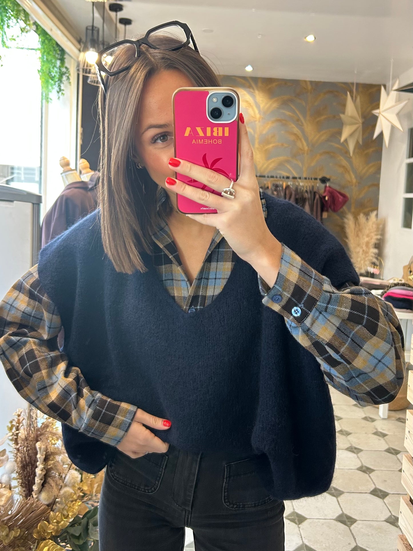 Pull Edgar bleu marine