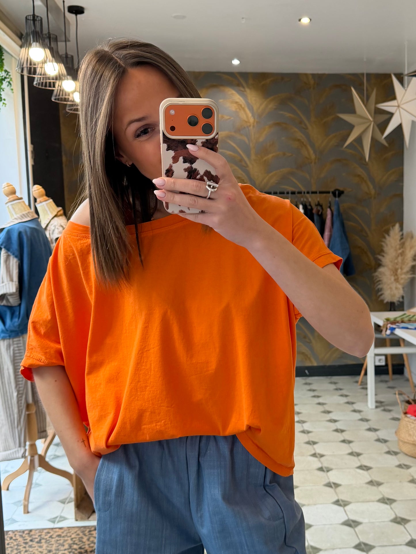 T-Shirt orange - Johanna Paris